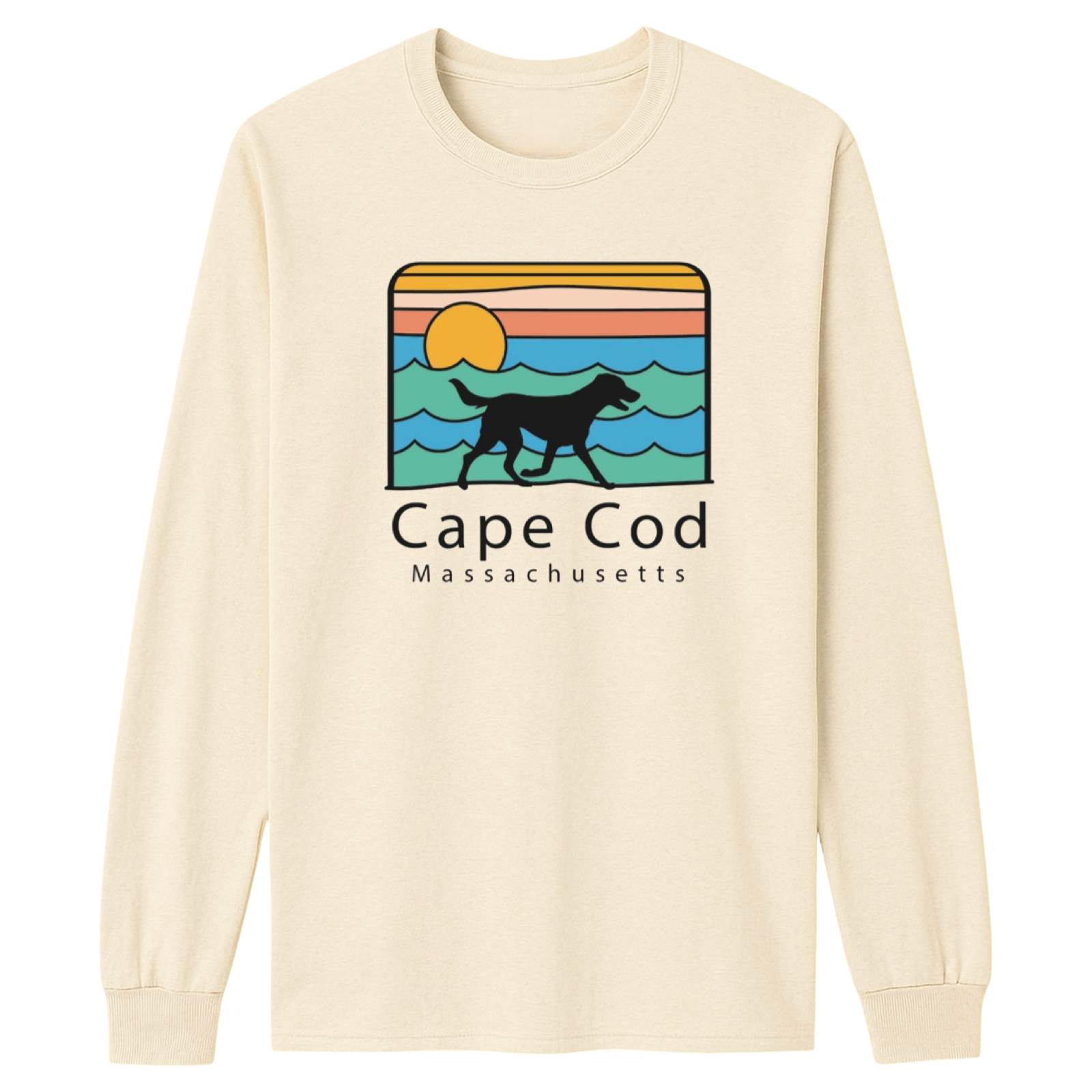 Cape Cod Summer Dog Essential Long Sleeve Tee