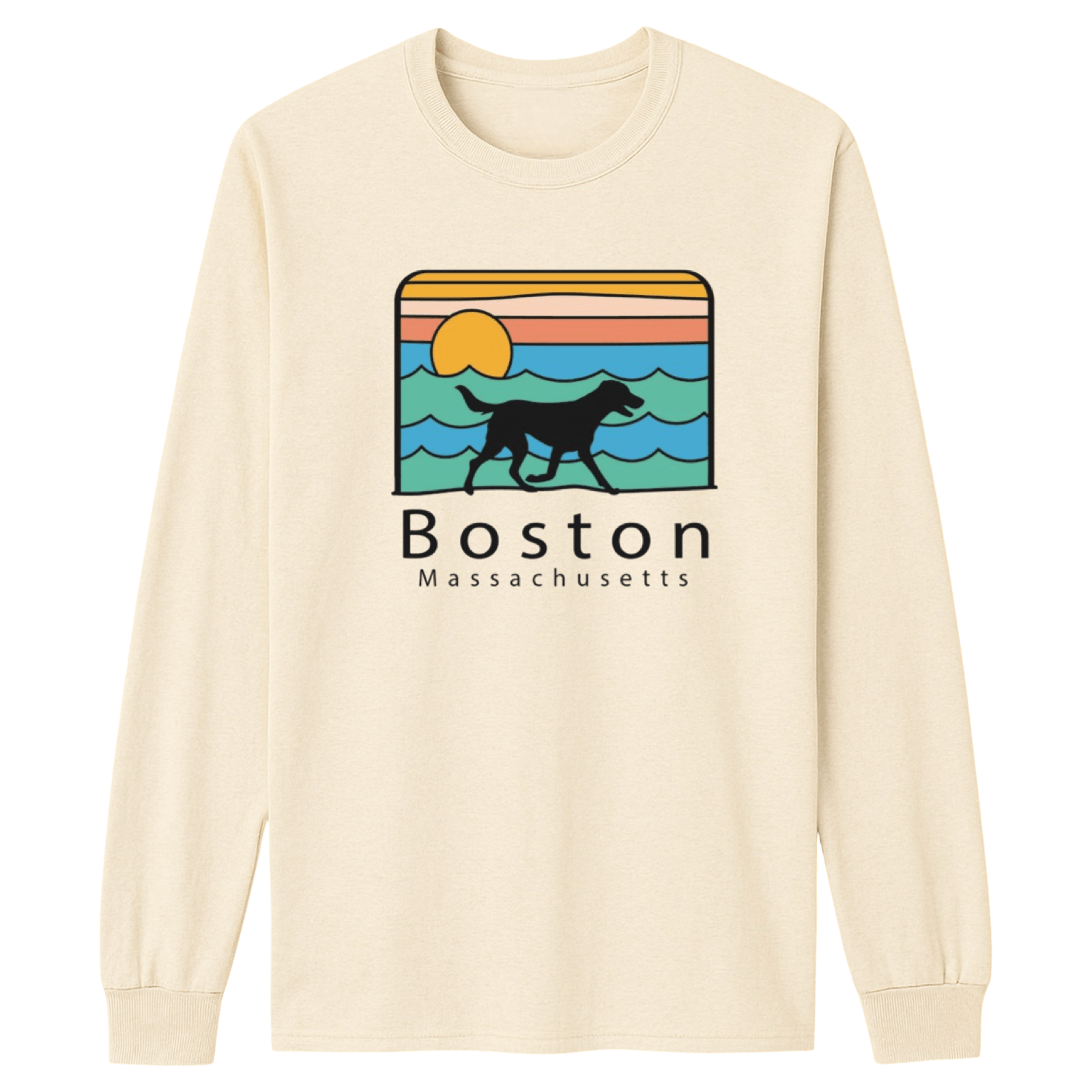 Cape Cod Clothing Company Boston Summer Dog Essential Long Sleeve Tee