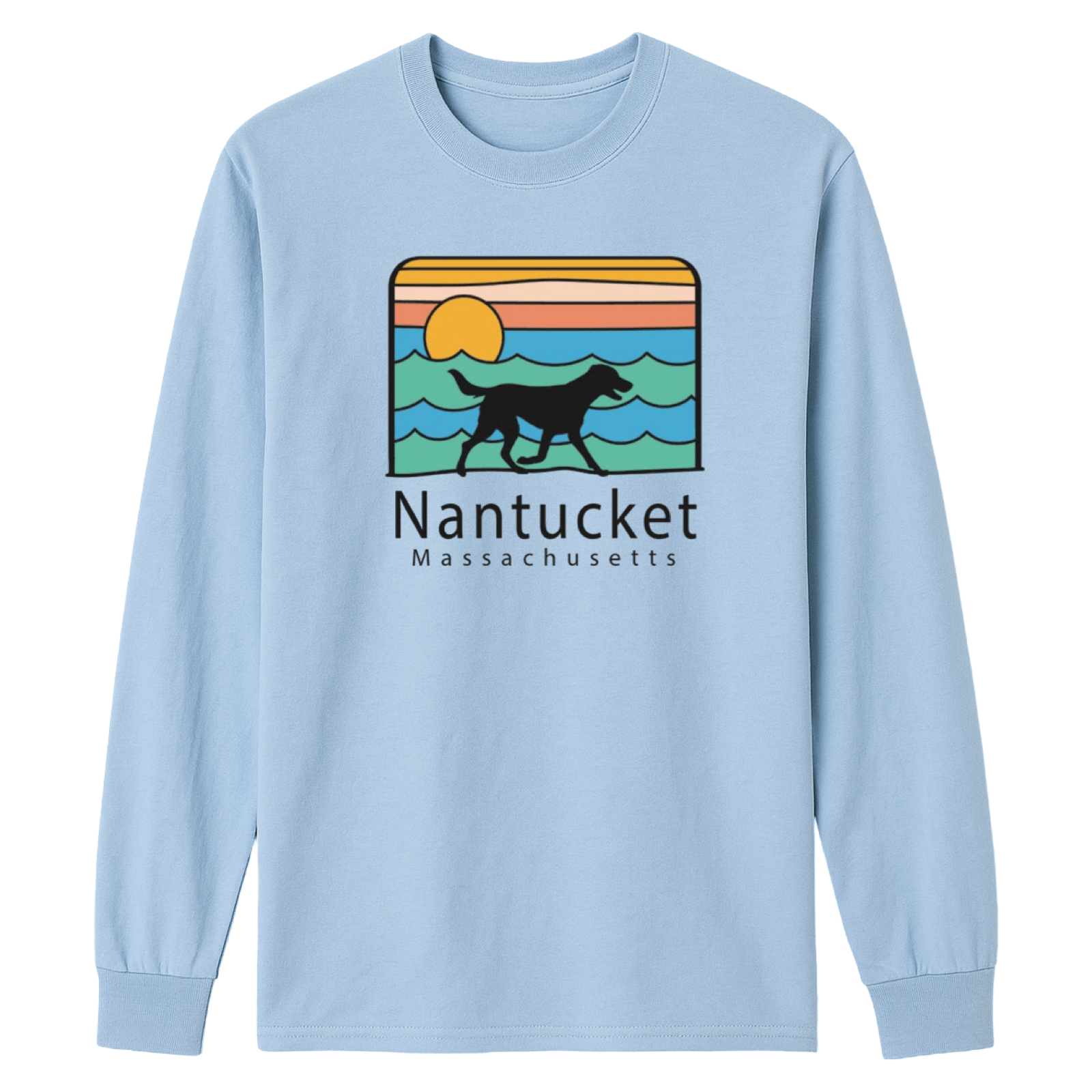Cape Cod Clothing Company Nantucket Summer Dog Essential Long Sleeve Tee