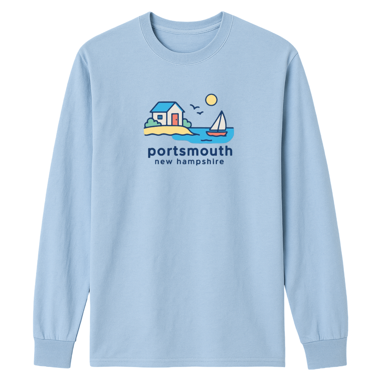 Cape Cod Clothing Company Portsmouth Beach House Essential Long Sleeve Tee