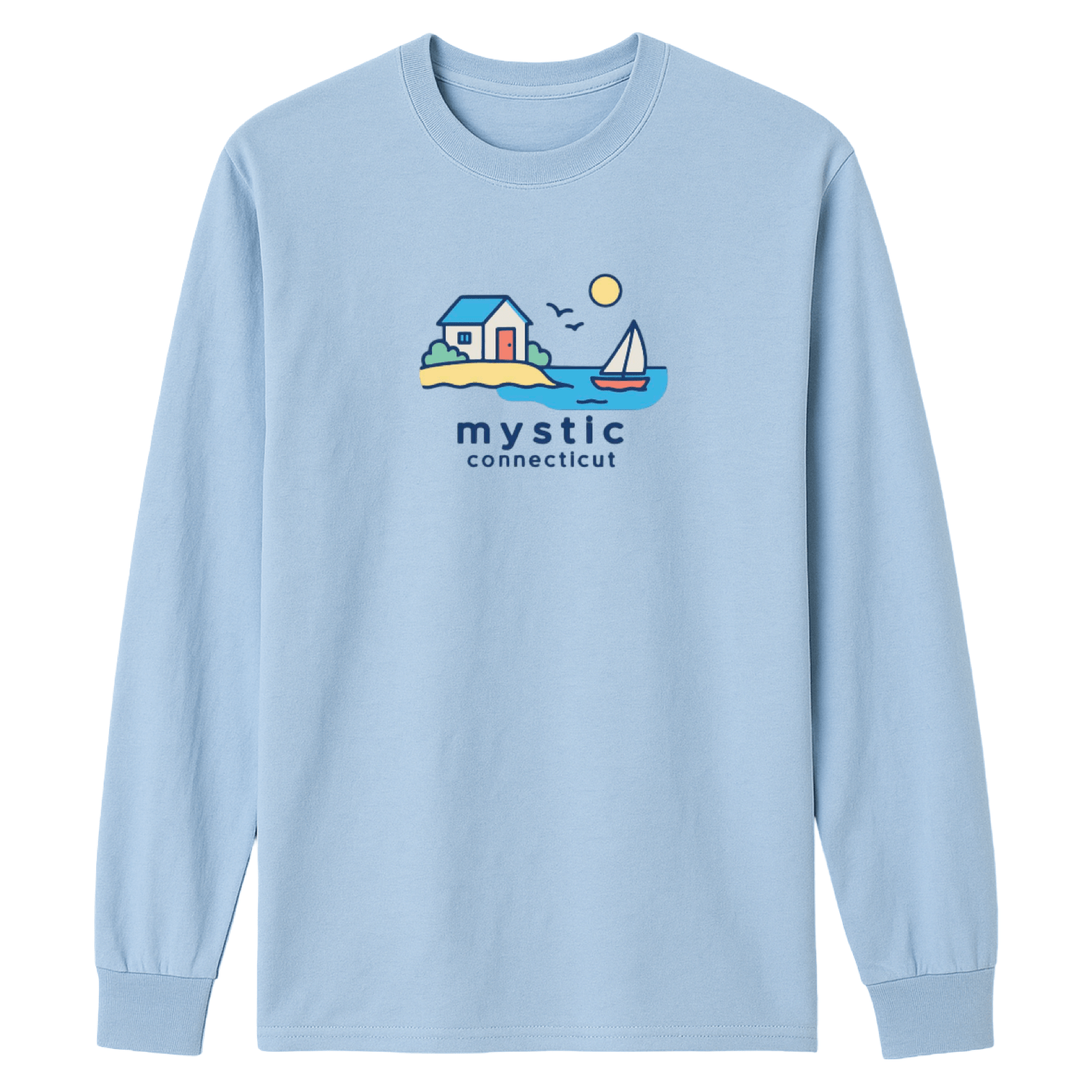 Cape Cod Clothing Company Mystic Beach House Essential Long Sleeve Tee
