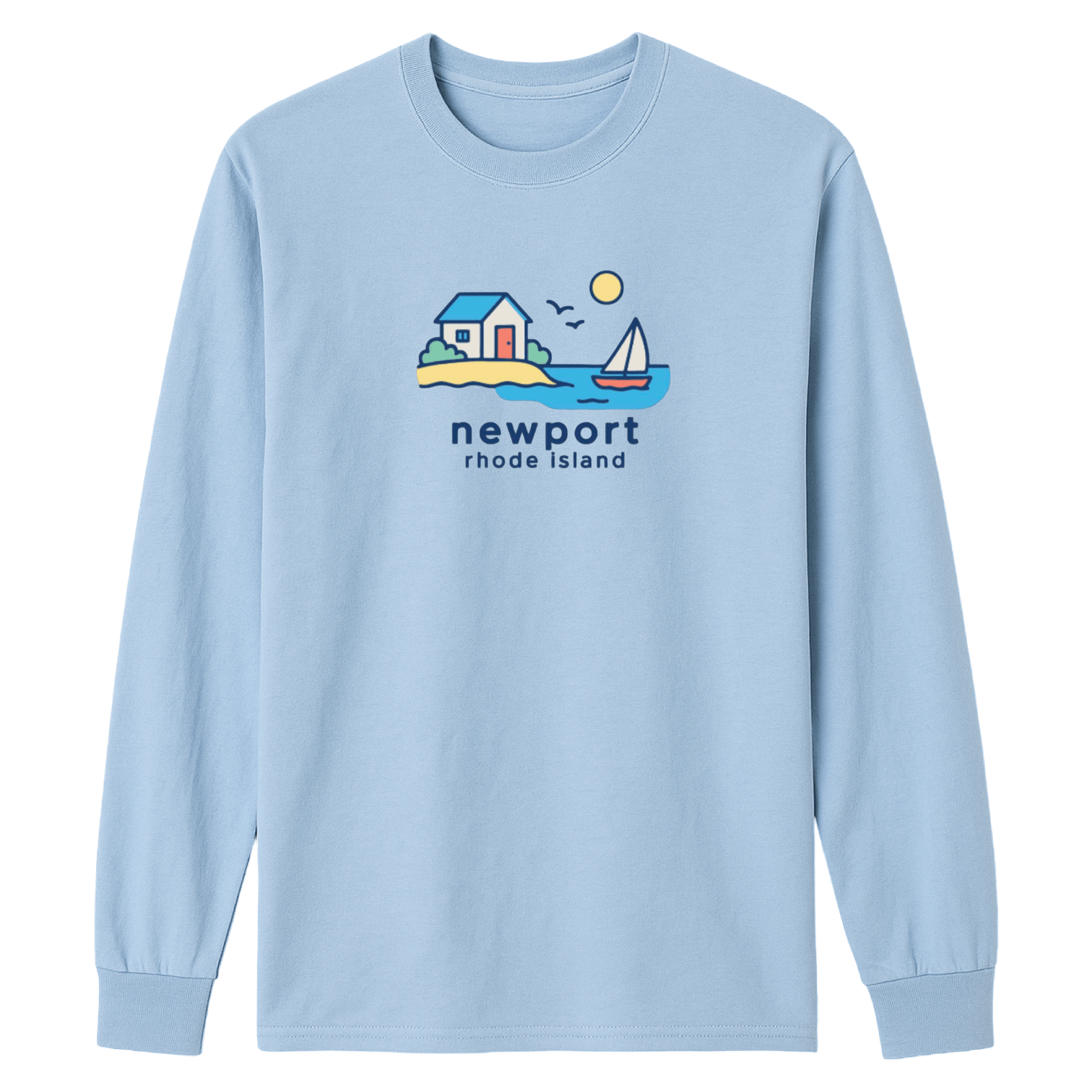 Cape Cod Clothing Company Newport Beach House Essential Long Sleeve Tee