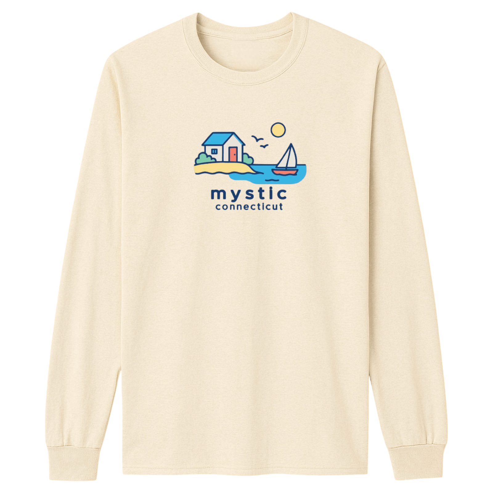 Cape Cod Clothing Company Mystic Beach House Essential Long Sleeve Tee