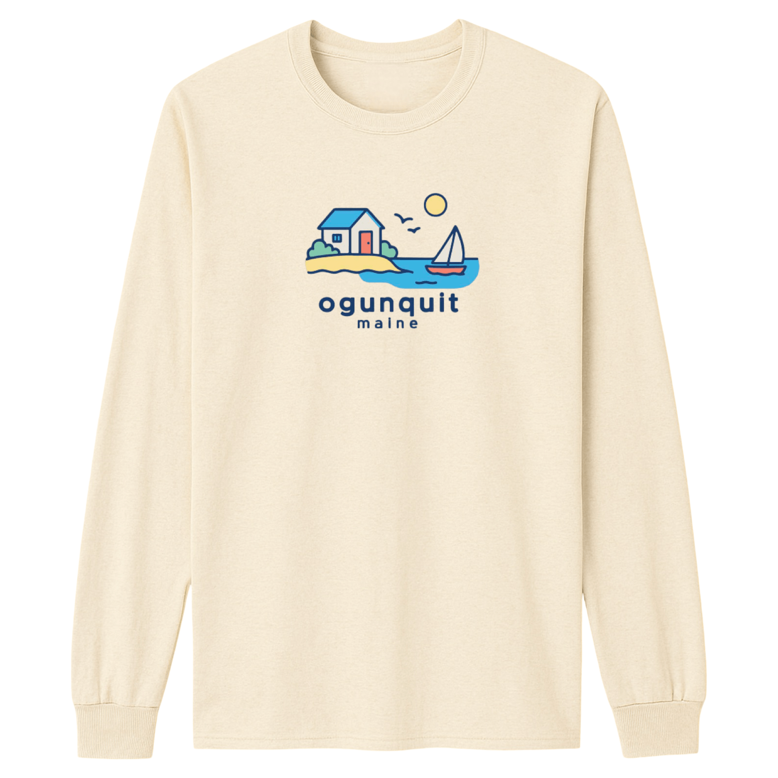 Cape Cod Clothing Company Ogunquit Beach House Essential Long Sleeve Tee