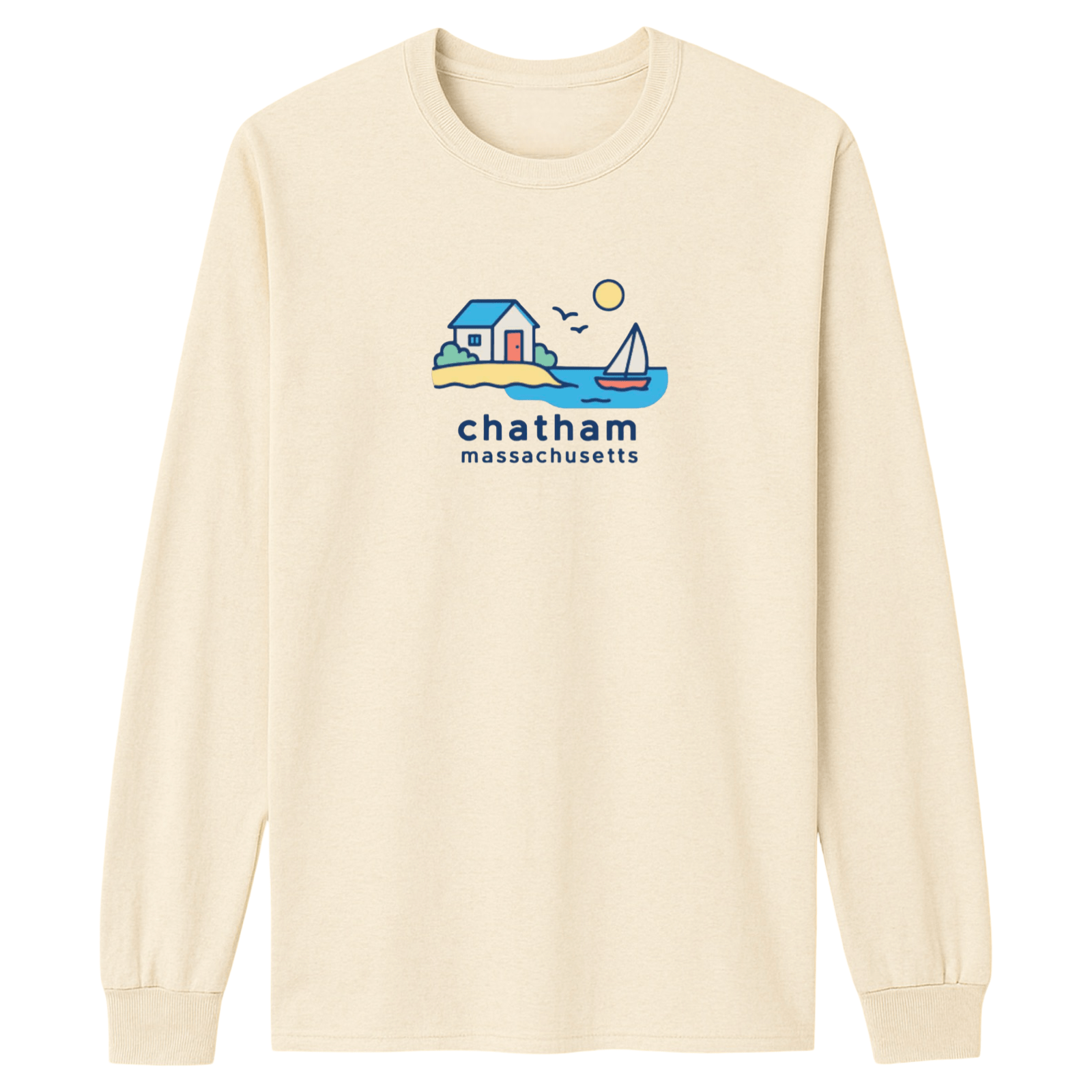 Cape Cod Clothing Company Chatham Beach House Essential Long Sleeve Tee