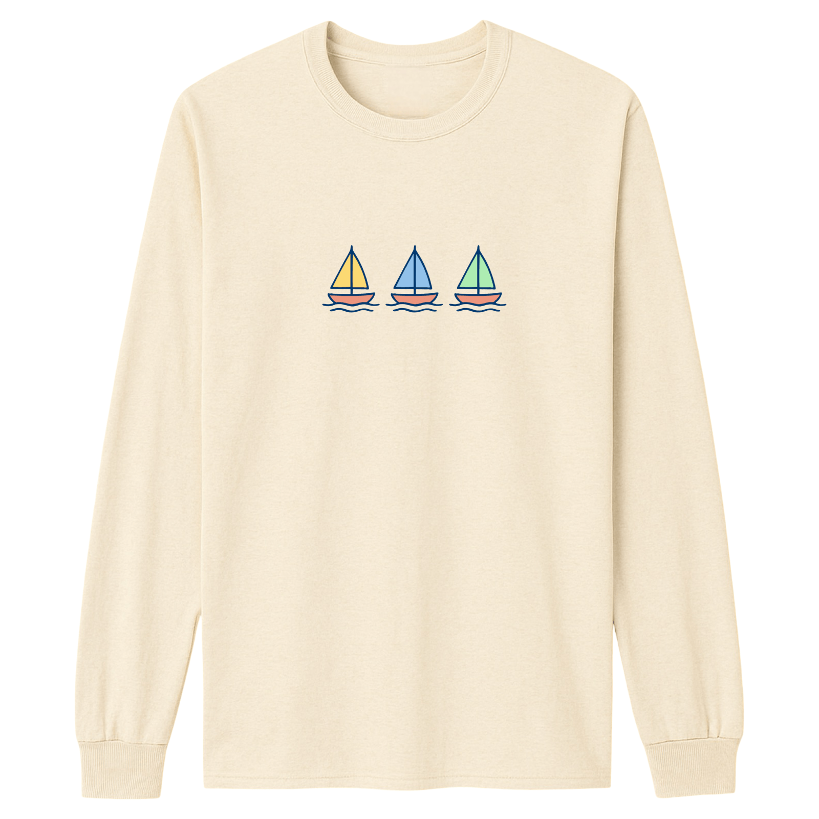 Cape Cod Clothing Company Summer Sails Essential Long Sleeve Tee