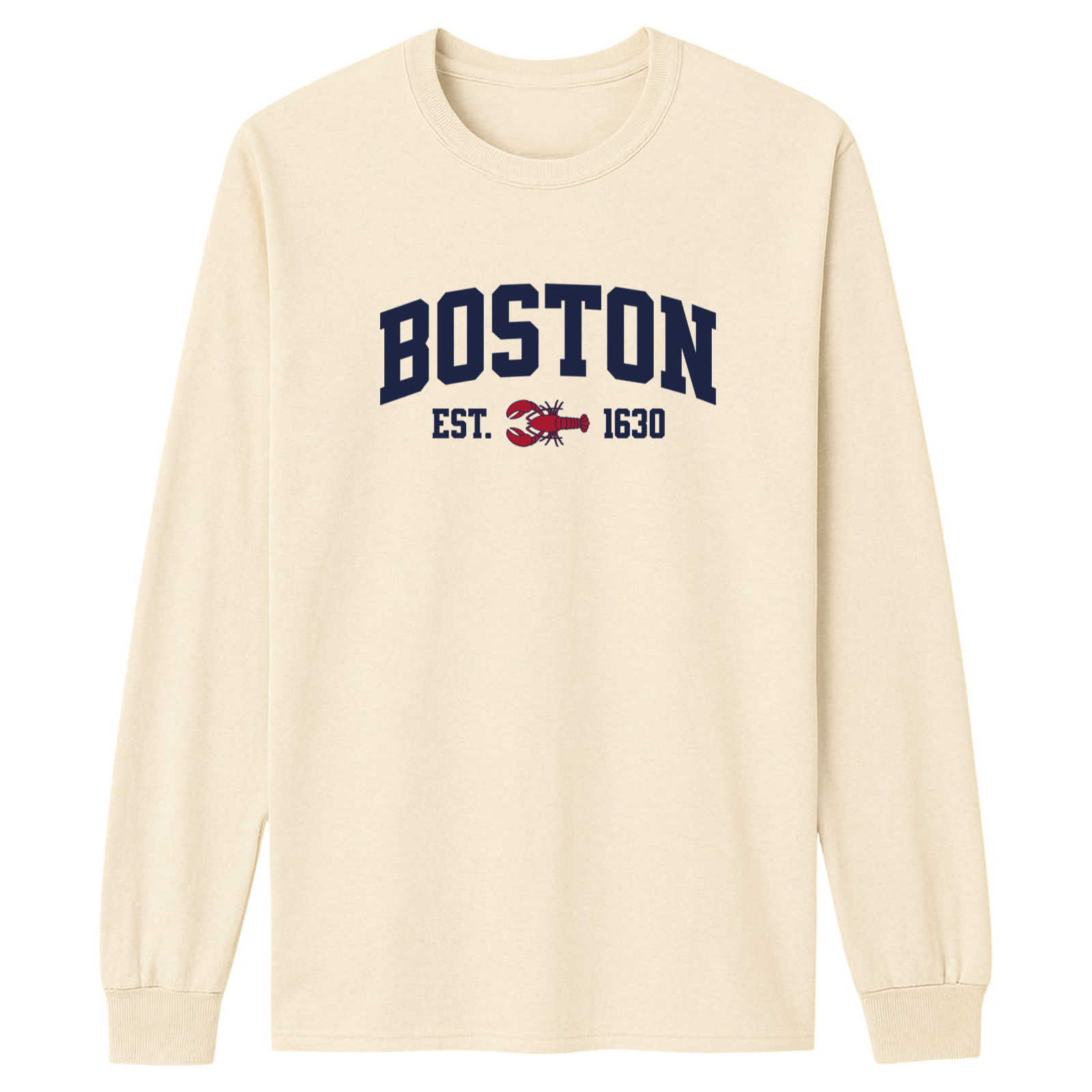 Cape Cod Clothing Company Boston Lobster Essential Long Sleeve Tee