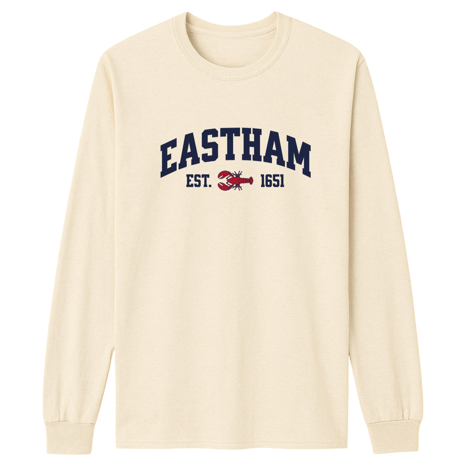 Cape Cod Clothing Company Eastham Lobster Essential Long Sleeve Tee