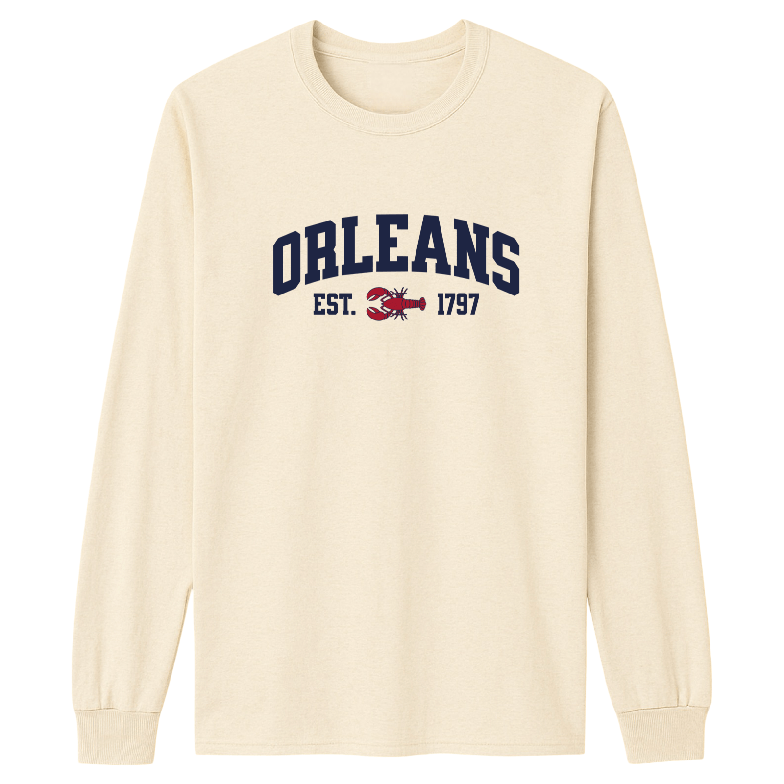 Cape Cod Clothing Company Orleans Lobster Essential Long Sleeve Tee