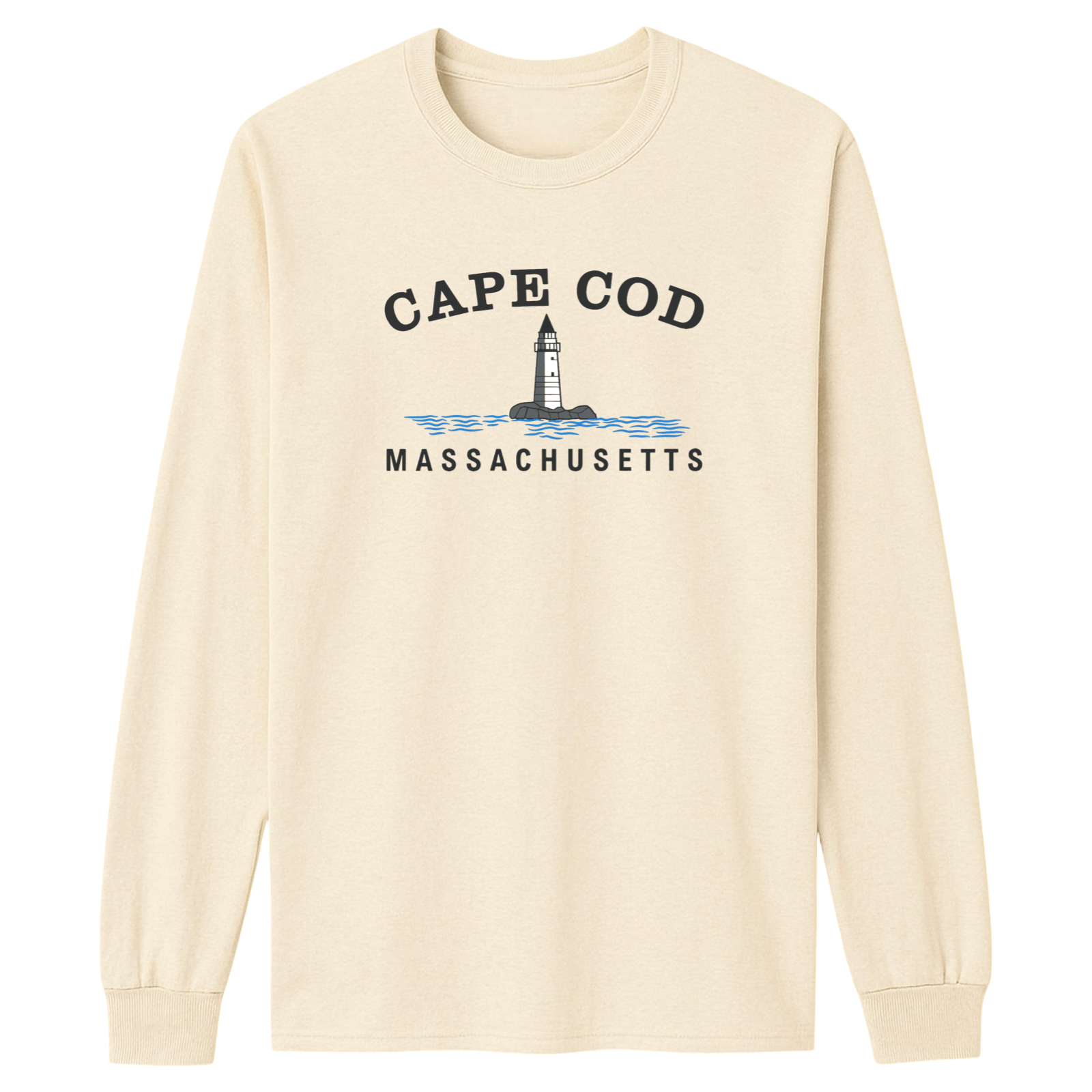Cape Cod Clothing Company Cape Cod Big Lighthouse Essential Long Sleeve Tee