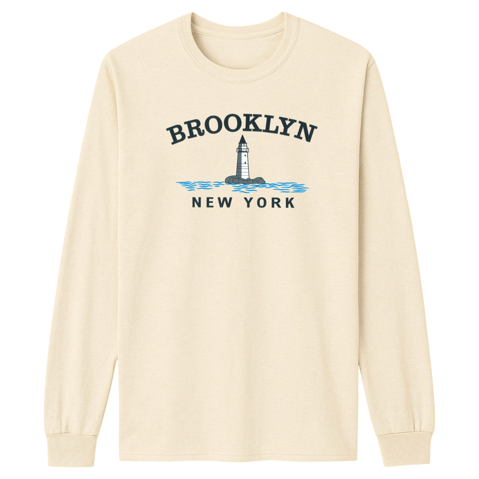Cape Cod Clothing Company Brooklyn Big Lighthouse Essential Long Sleeve Tee