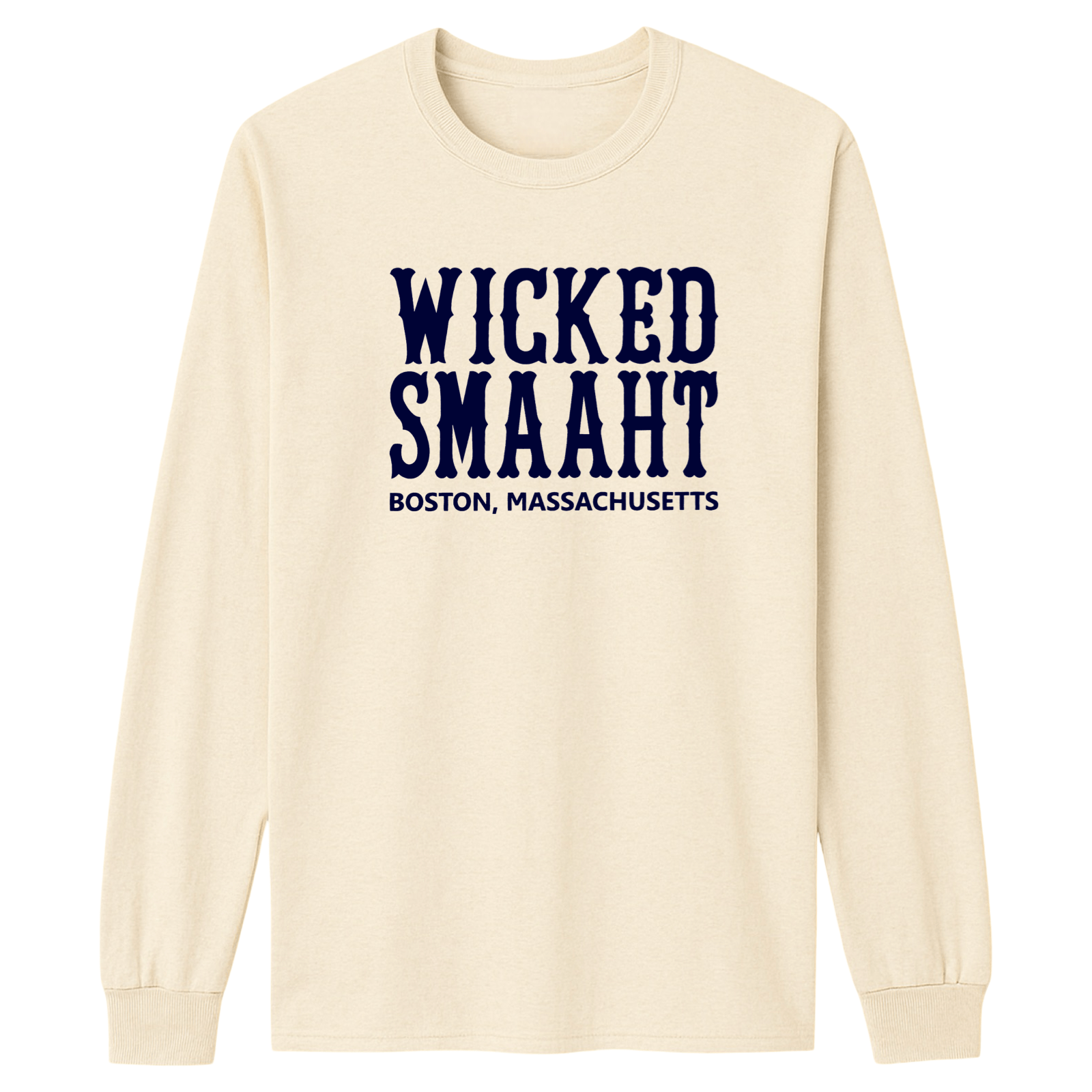Cape Cod Clothing Company Boston Wicked Smaaht Essential Long Sleeve Tee