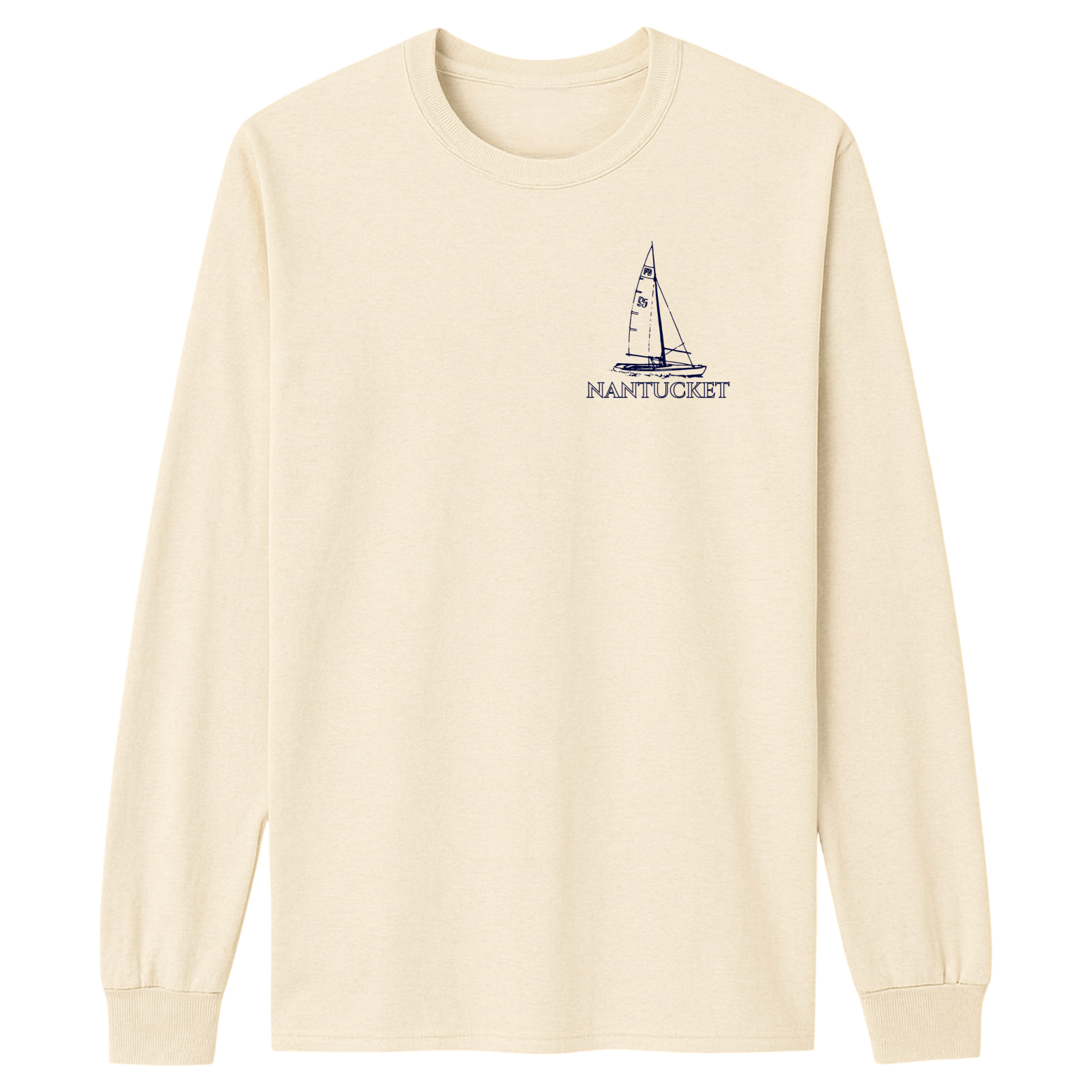 Cape Cod Clothing Company Nantucket Sailboat Essential Long Sleeve Tee