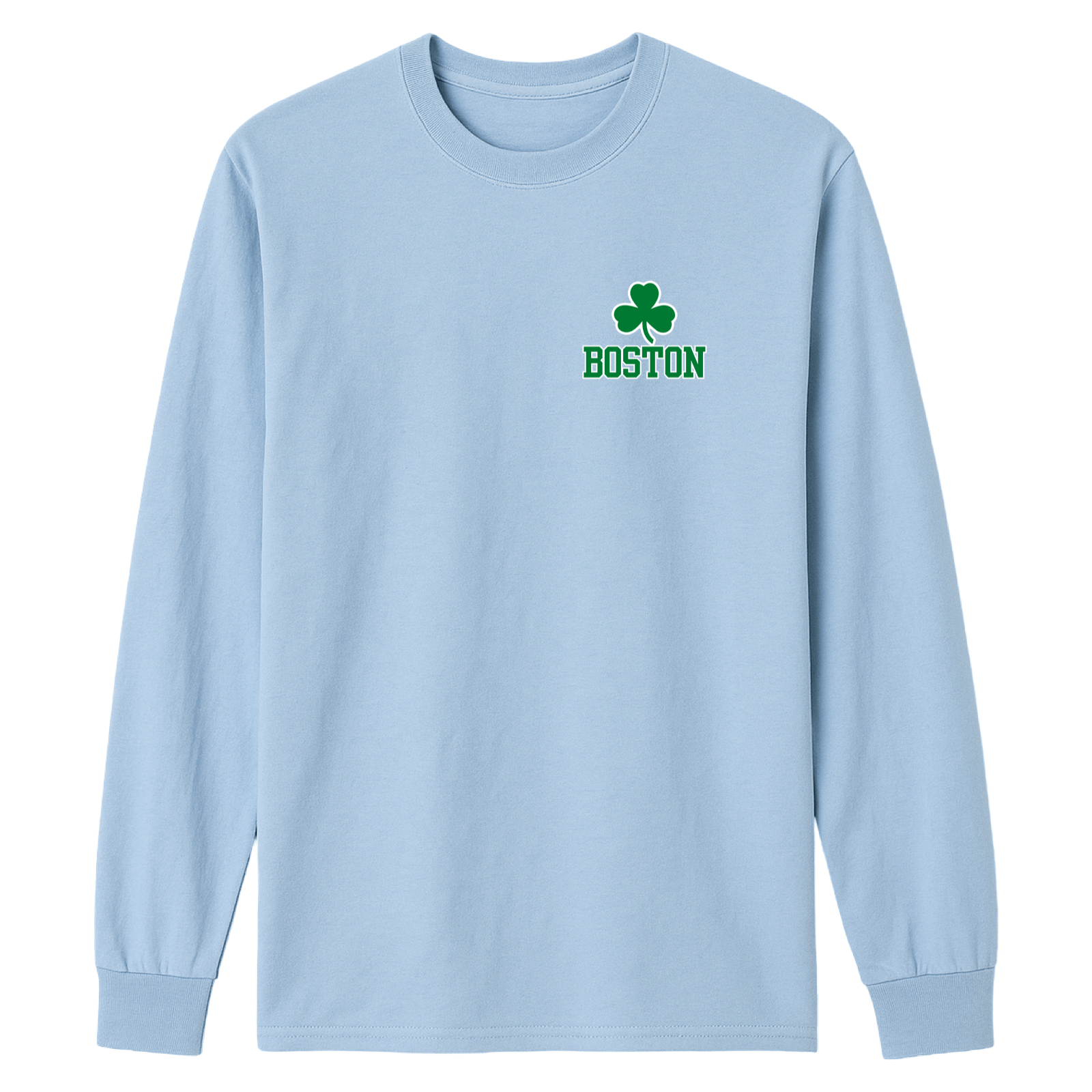 Cape Cod Clothing Company Boston Green Shamrock Essential Long Sleeve Tee