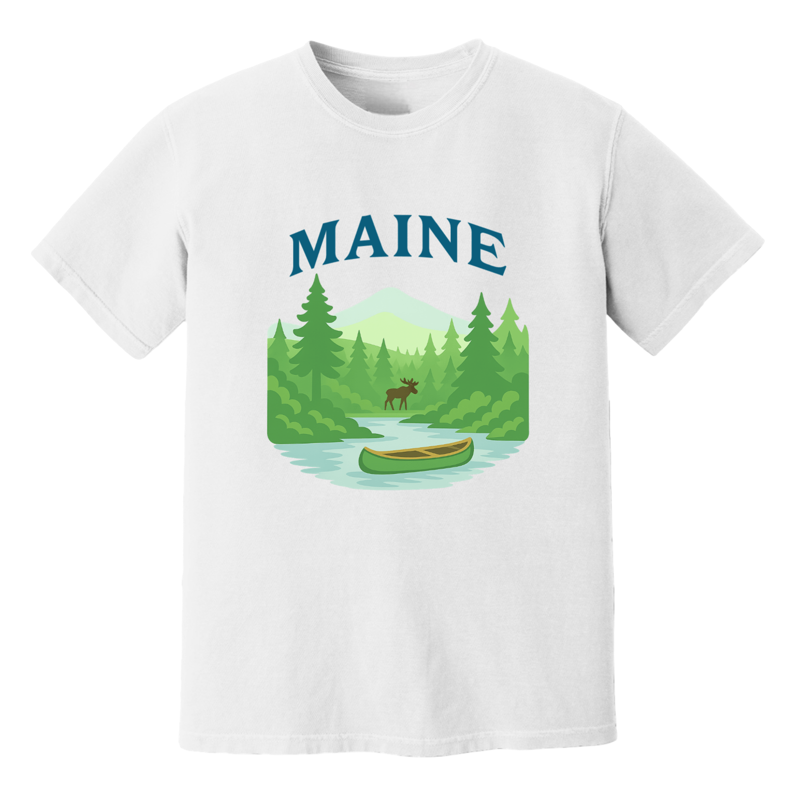 Cape Cod Clothing Company Maine Forest Soft Cotton T-Shirt