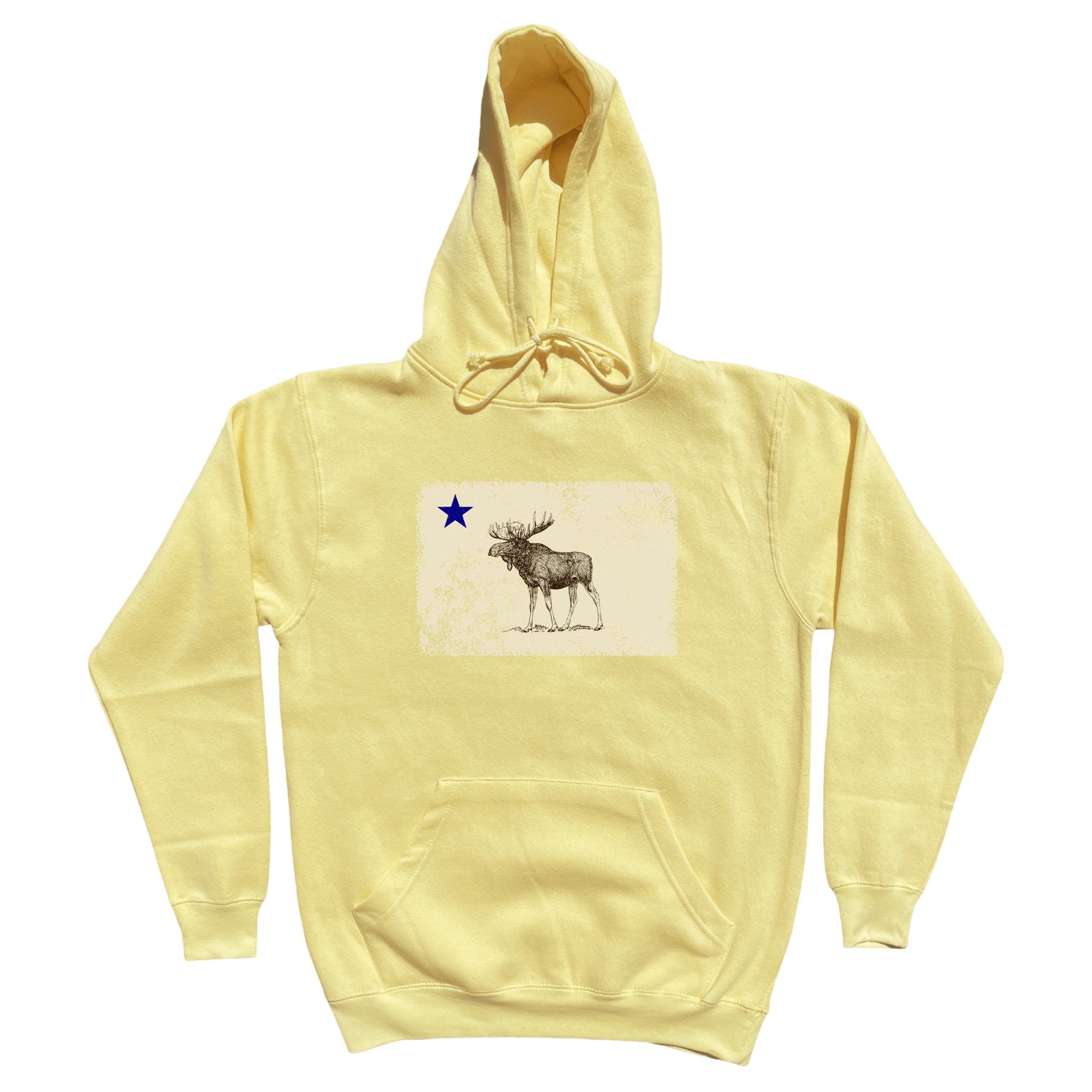 Cape Cod Clothing Company Classic Maine Moose Flag Midweight Hoodie