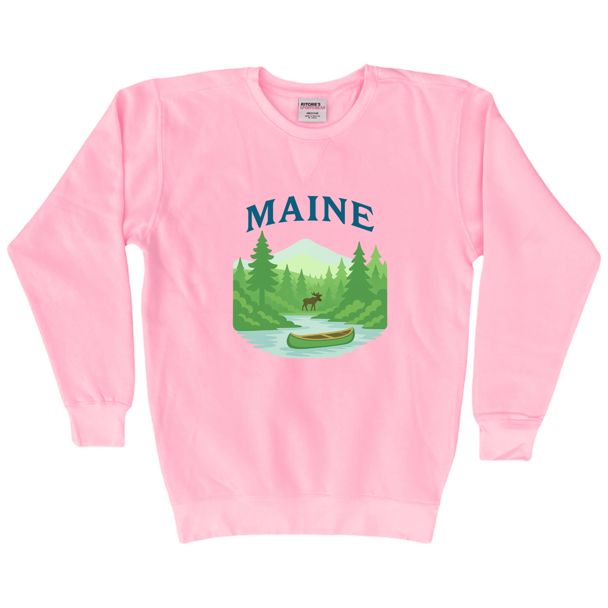 Cape Cod Clothing Company Maine Forest Fleece Crewneck Sweatshirt