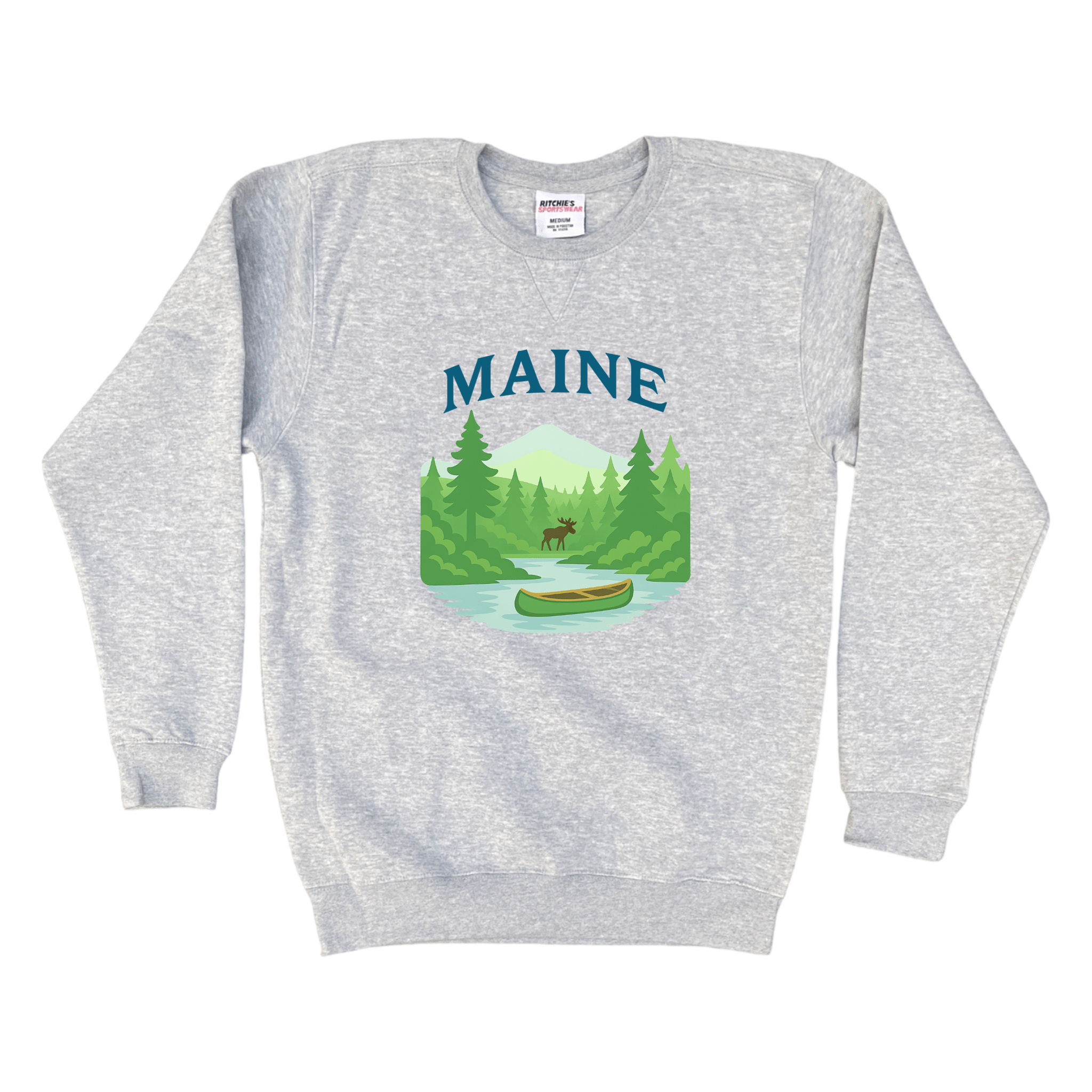 Cape Cod Clothing Company Maine Forest Fleece Crewneck Sweatshirt