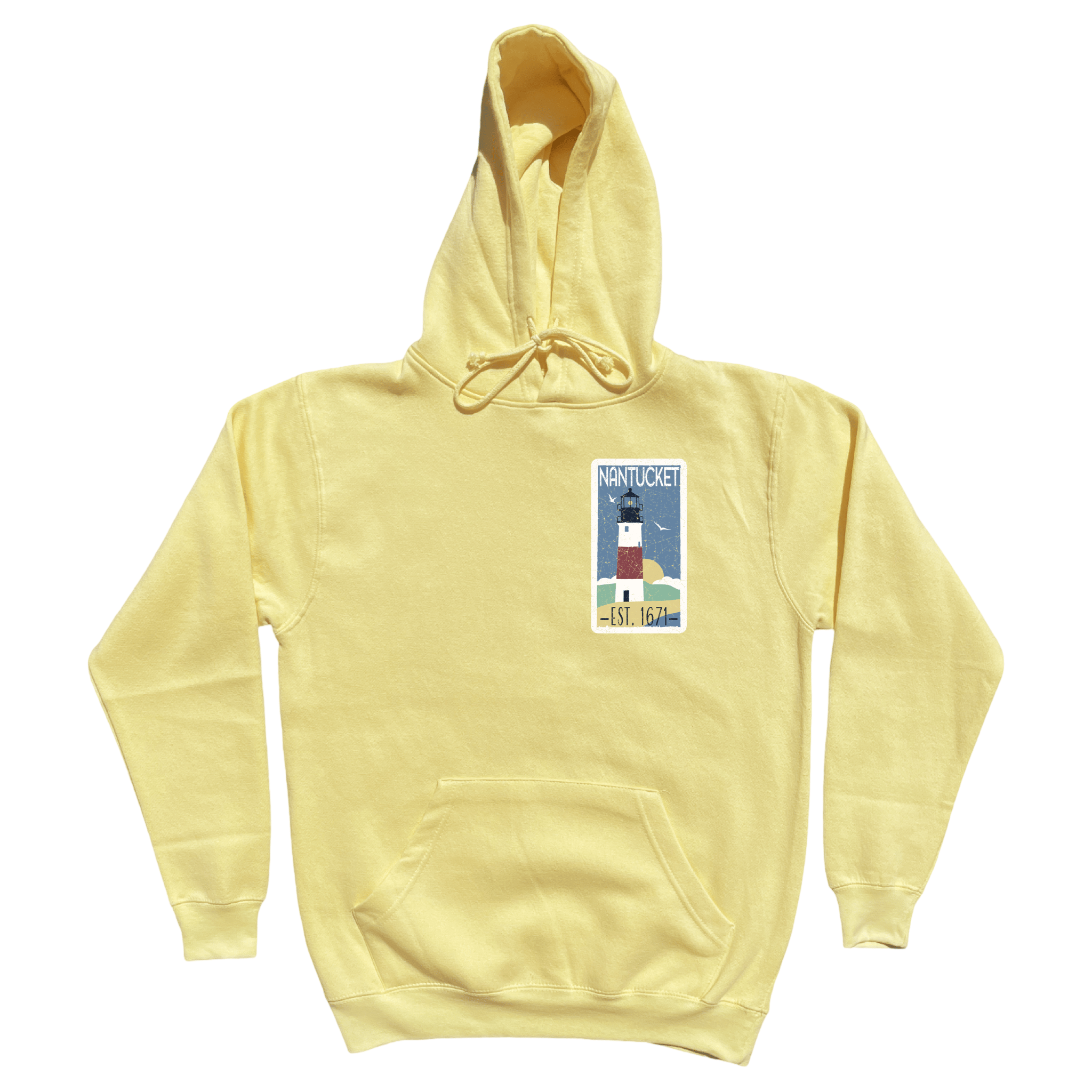 Cape Cod Clothing Company Nantucket Vintage Lighthouse Midweight Hoodie