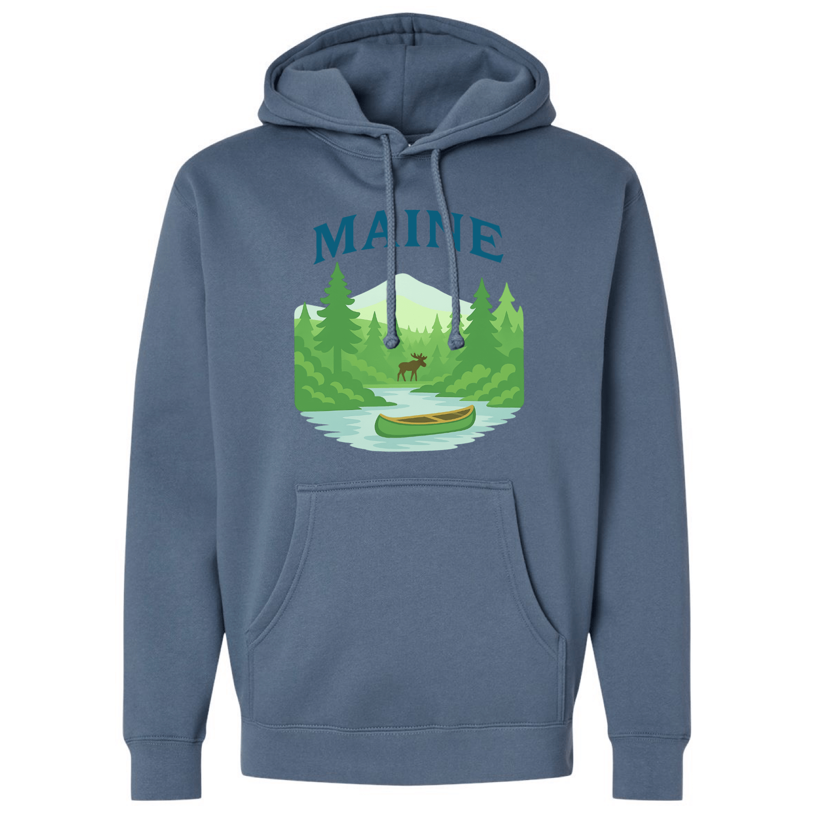 Cape Cod Clothing Company Maine Forest Midweight Fleece Hoodie