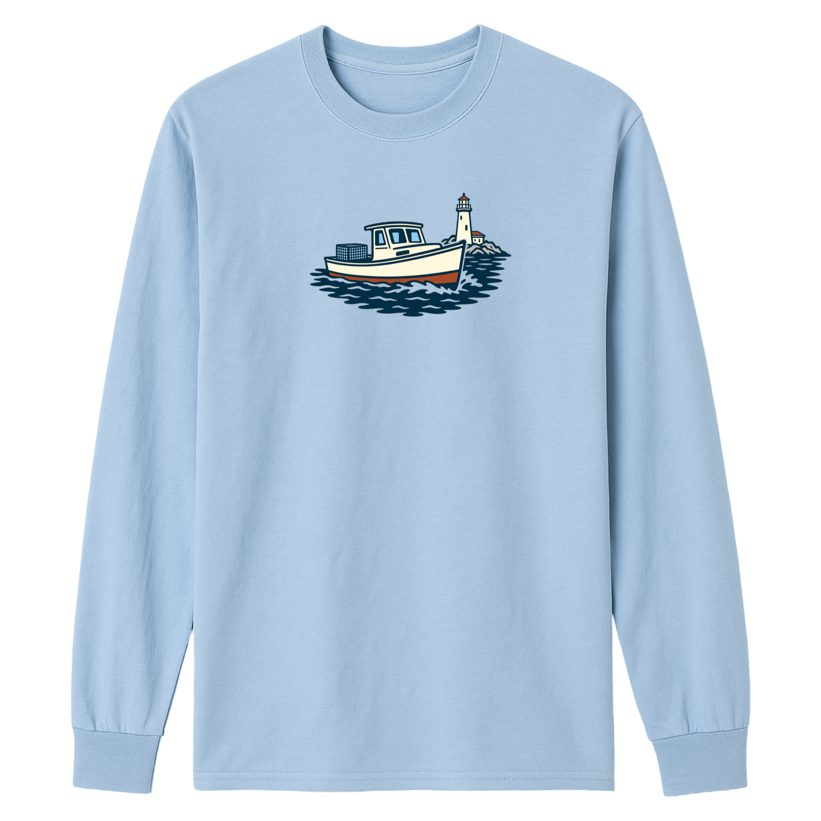 Cape Cod Clothing Company Lobster Boat Essential Long Sleeve Tee