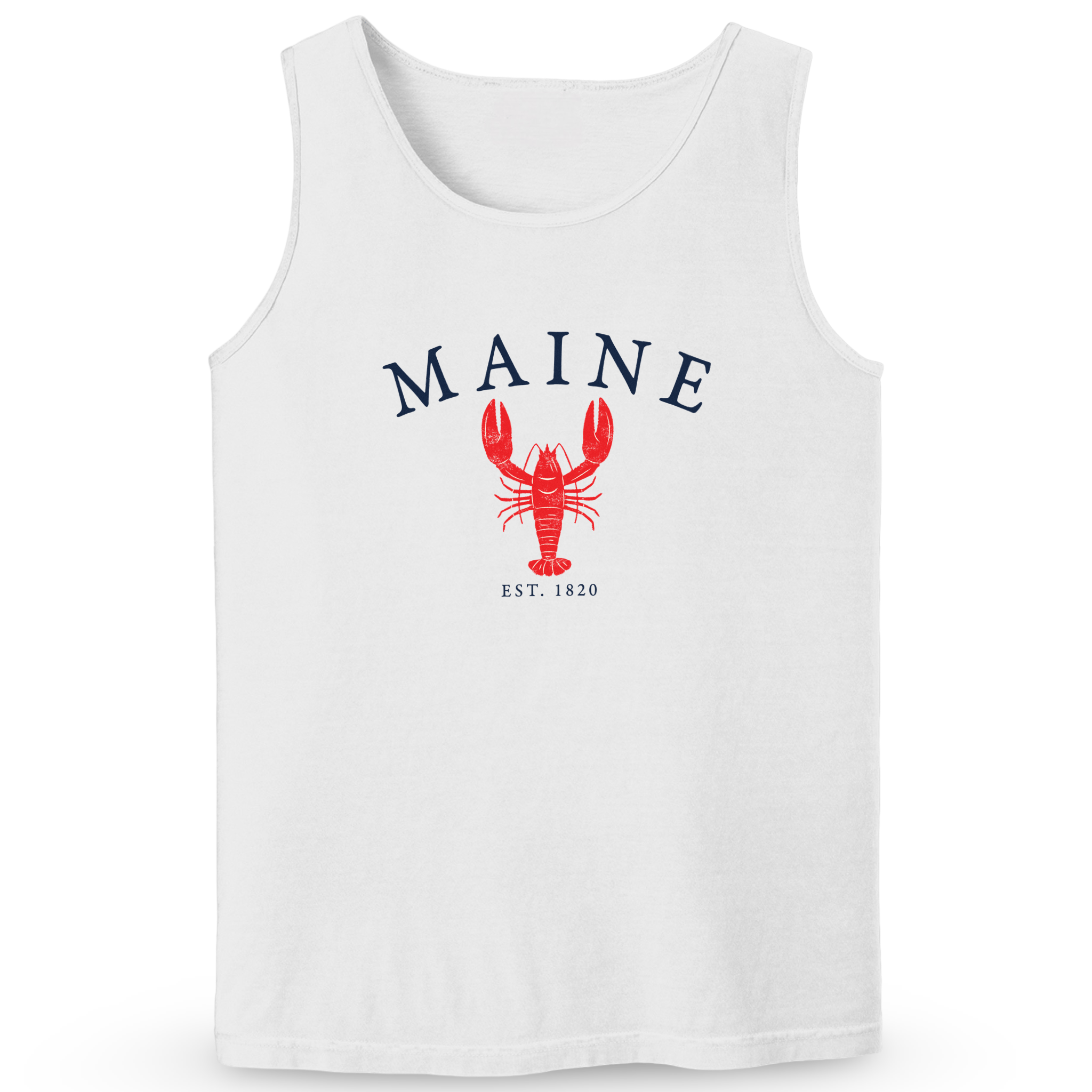 Cape Cod Clothing Company Maine Vintage Lobster Soft Cotton Tank Top