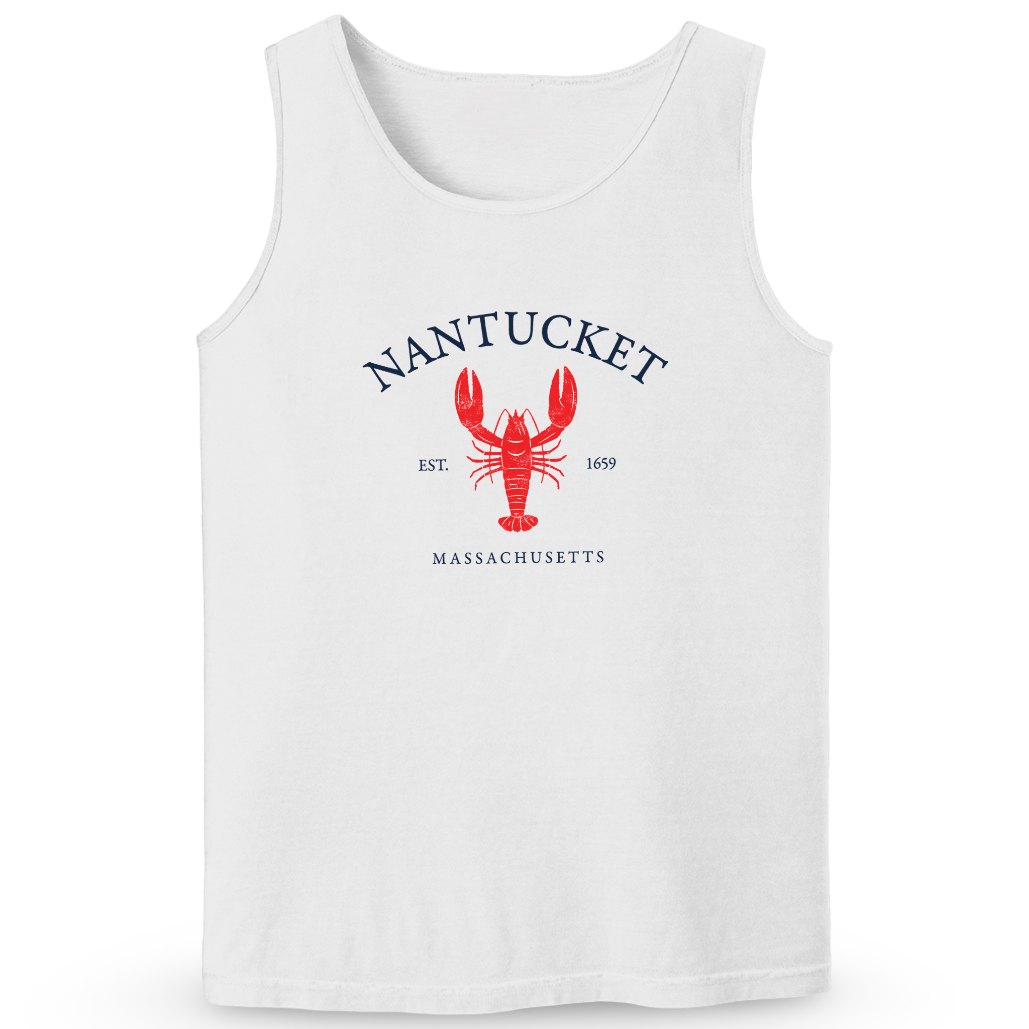 Cape Cod Clothing Company Nantucket Vintage Lobster Soft Cotton Tank Top