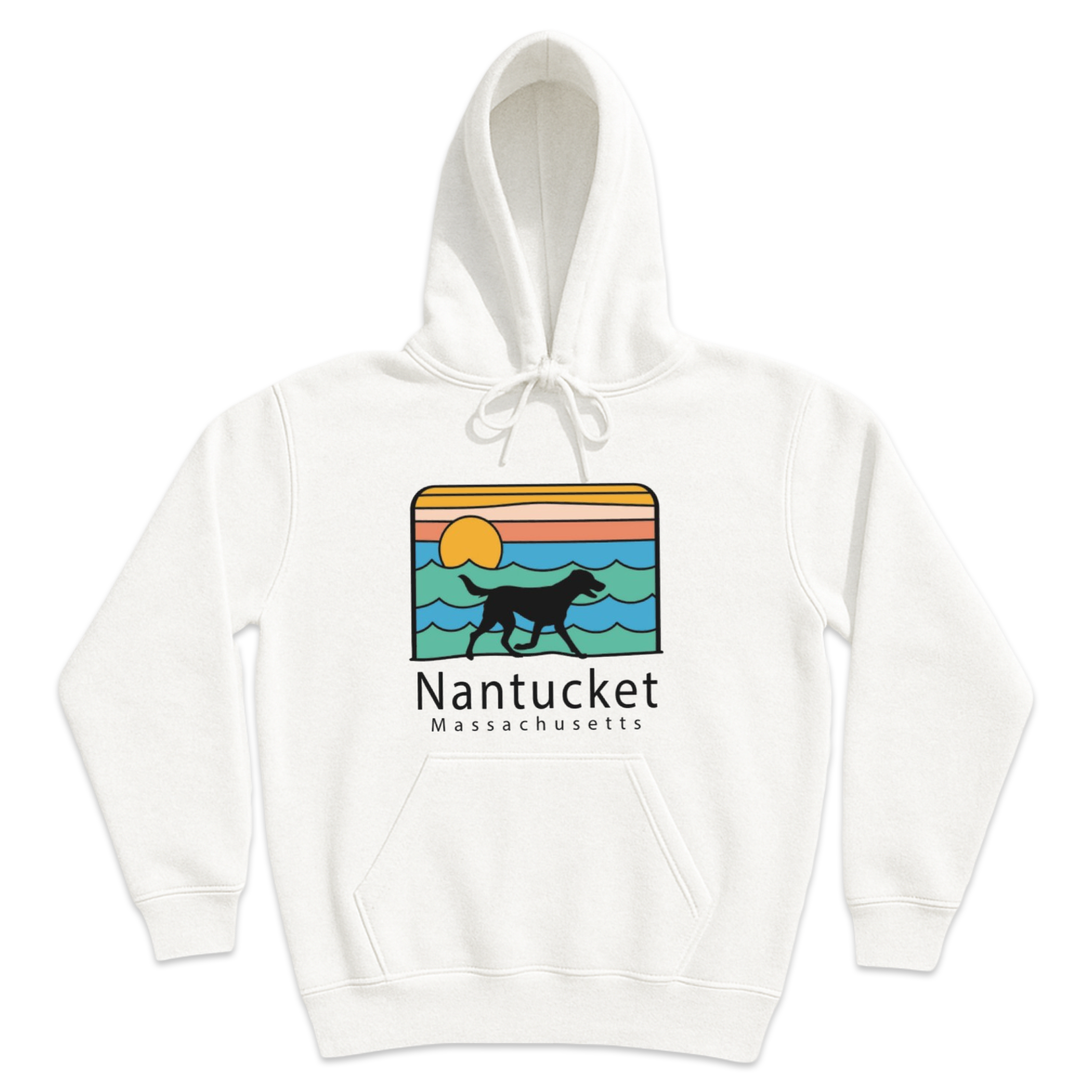 Nantucket Summer Dog Soft Fleece Hoodie