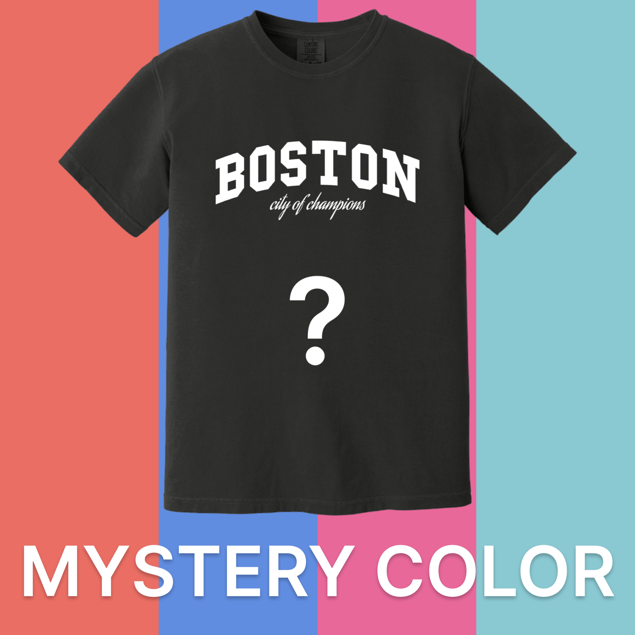 Cape Cod Clothing Company Boston Champs Comfort Colors T-Shirt - Mystery Color