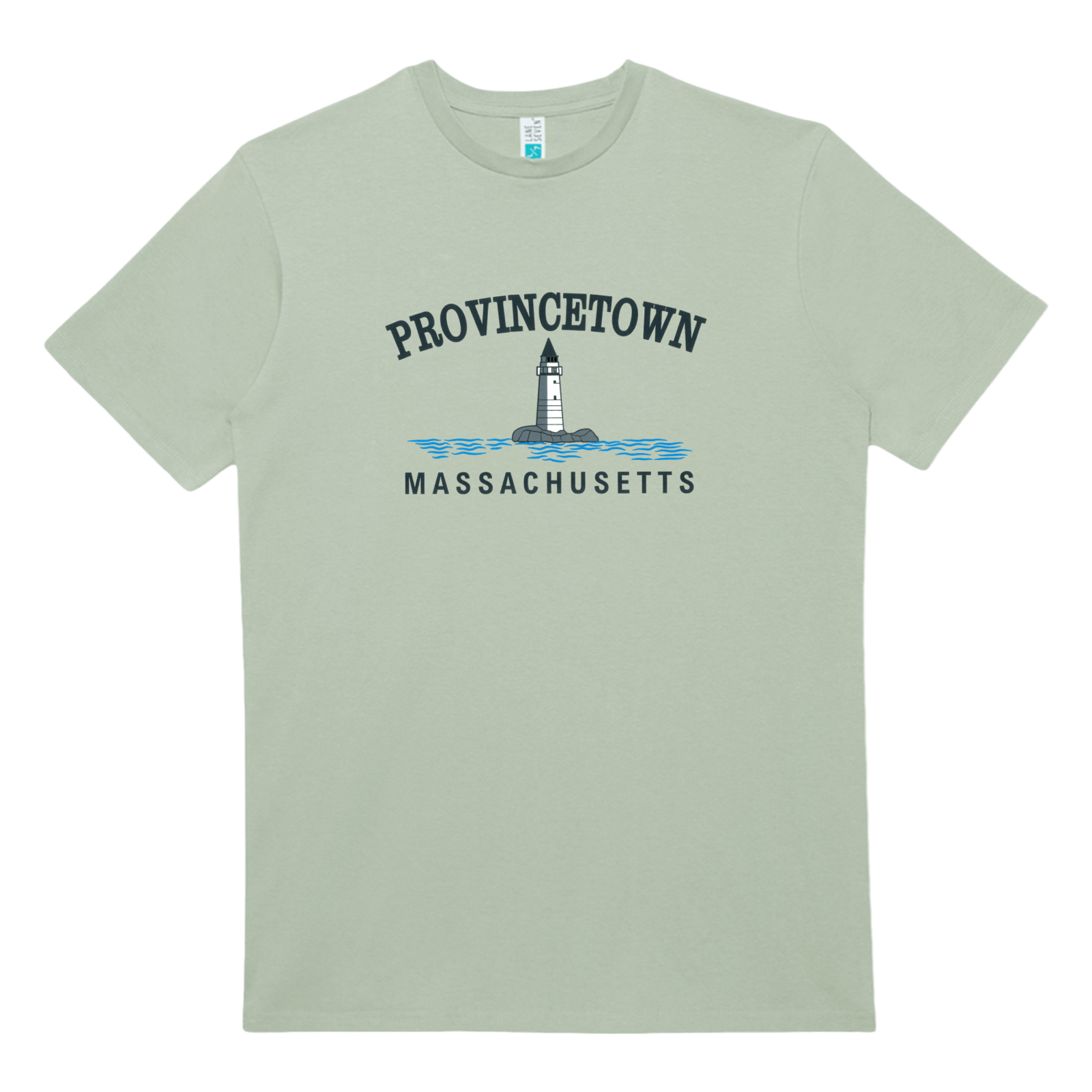 Cape Cod Clothing Company Provincetown Big Lighthouse Heavy Cotton T-Shirt