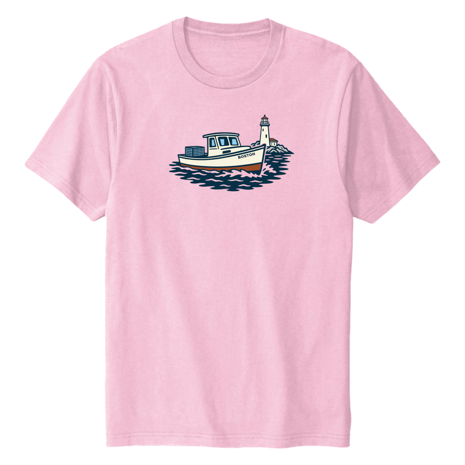 Cape Cod Clothing Company Boston Lobster Boat Soft Cotton T-Shirt