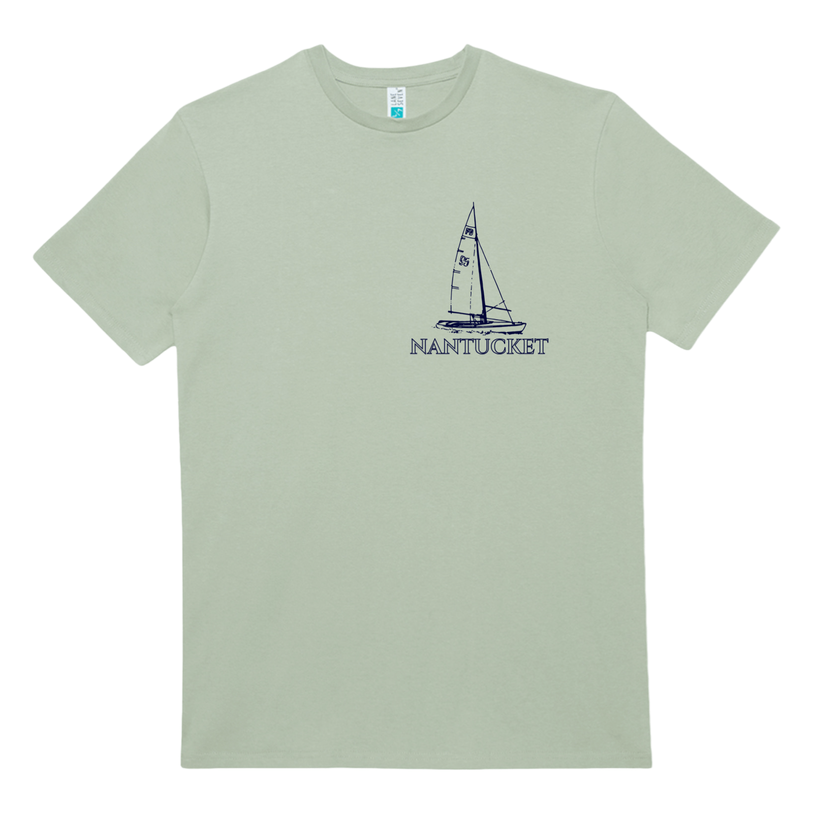 Cape Cod Clothing Company Nantucket Sailboat Heavy Cotton T-Shirt