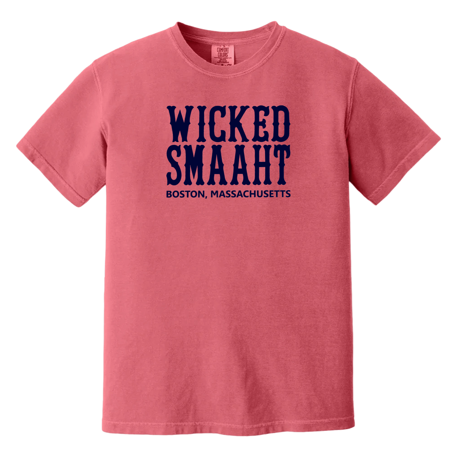 Cape Cod Clothing Company Boston Wicked Smaaht Comfort Colors T-Shirt - Watermelon
