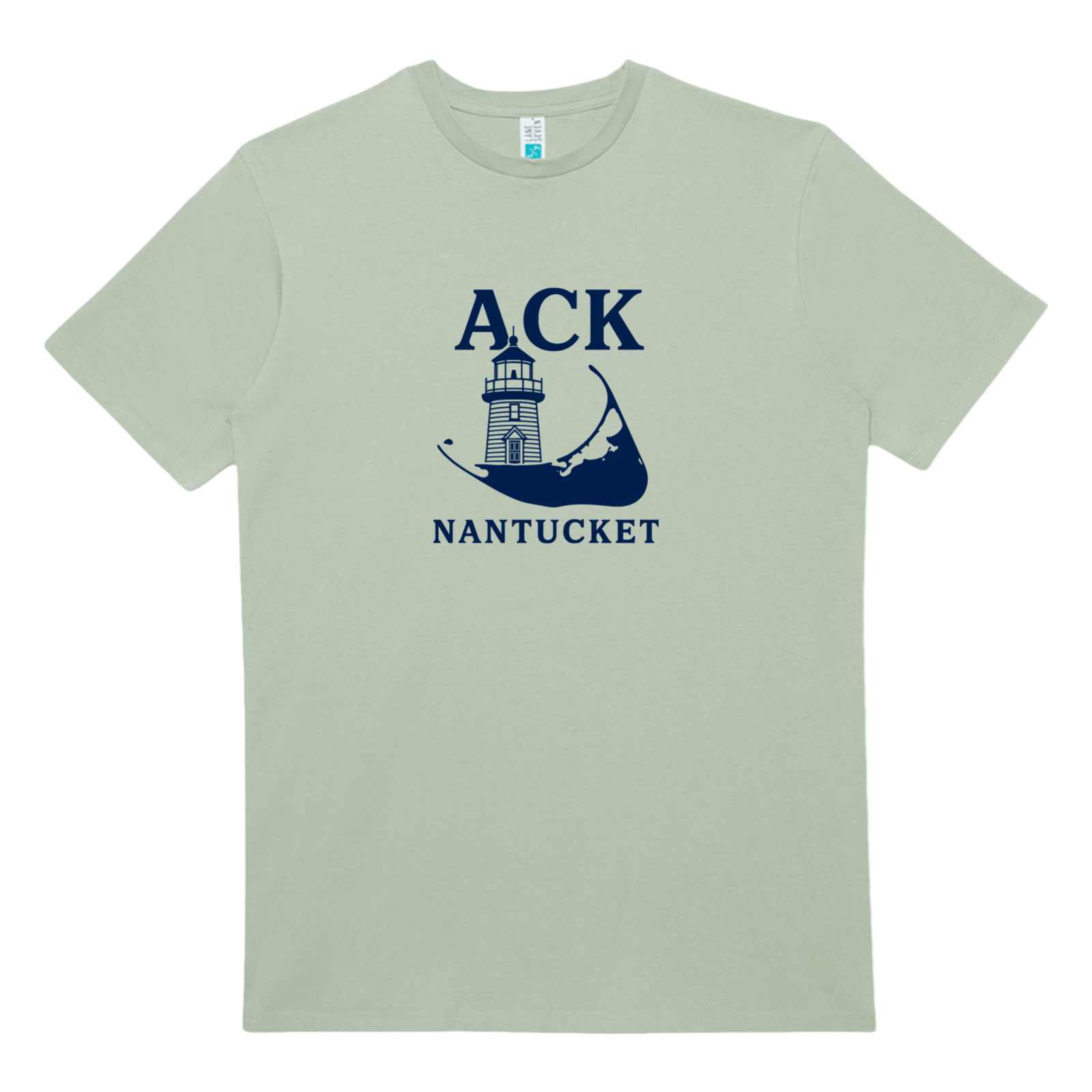 Cape Cod Clothing Company Nantucket ACK Lighthouse Heavy Cotton T-Shirt