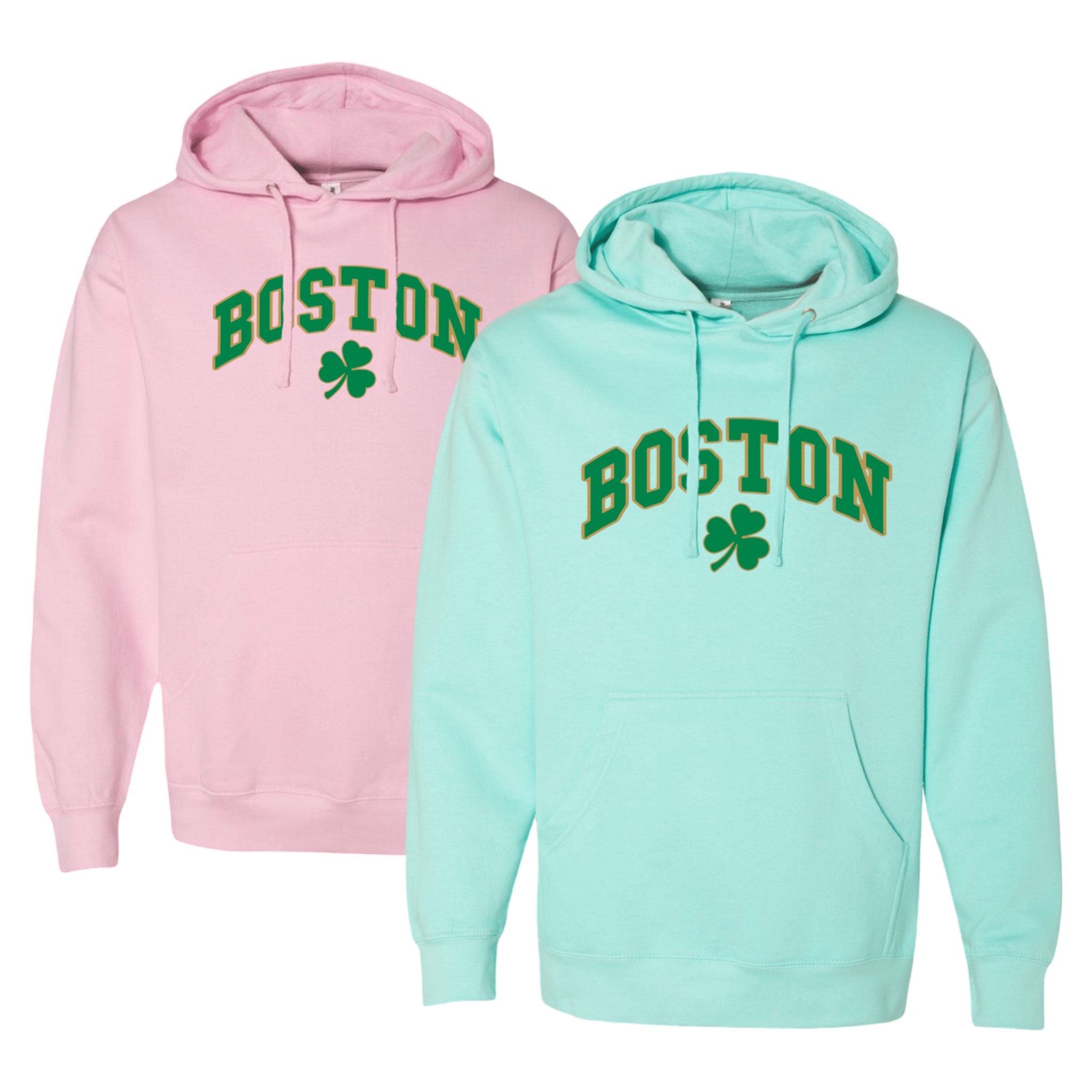 Cape Cod Clothing Company Boston Vintage Shamrock Essential Hoodie