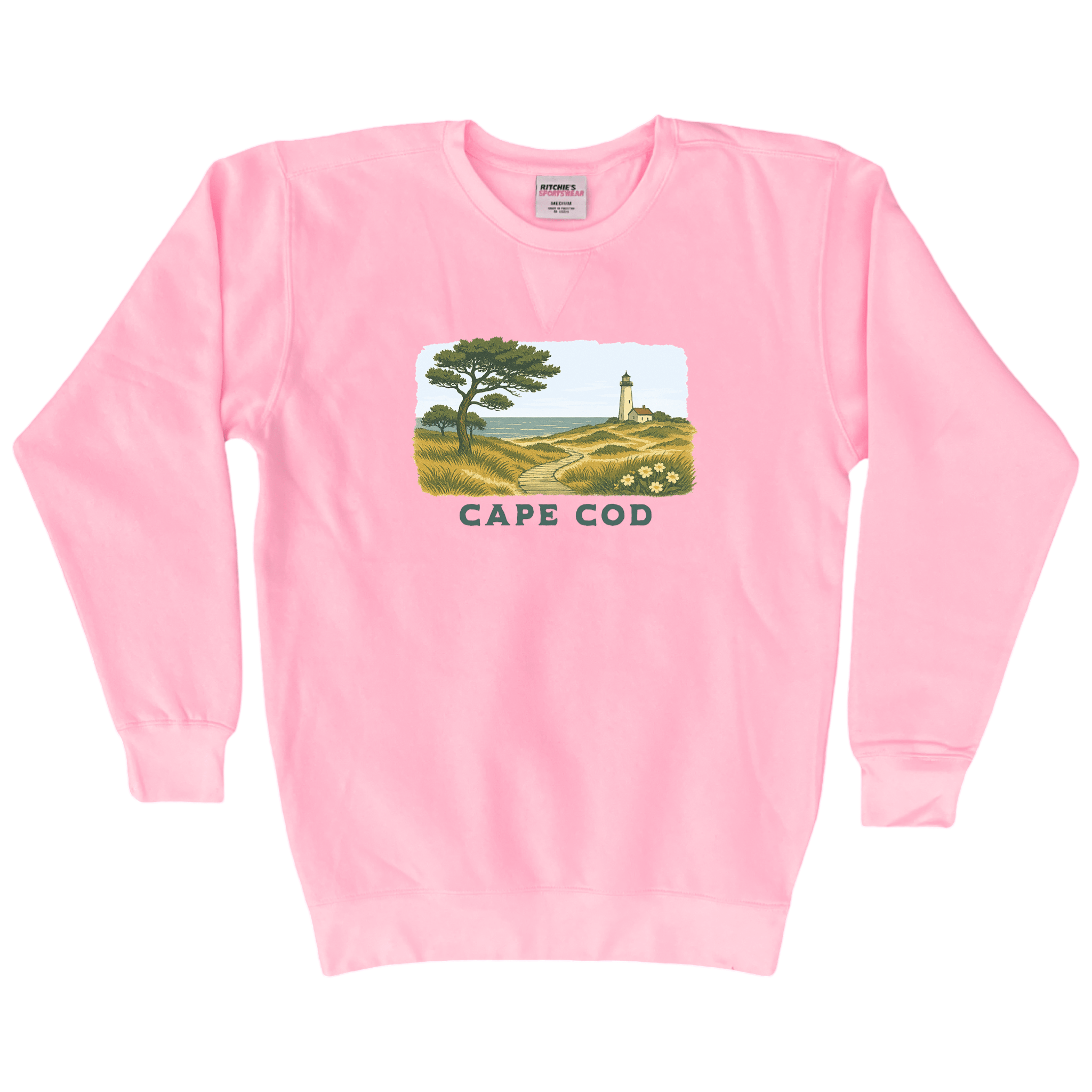 Cape Cod Clothing Company Cape Cod Serene Shoreline Fleece Crewneck Sweatshirt