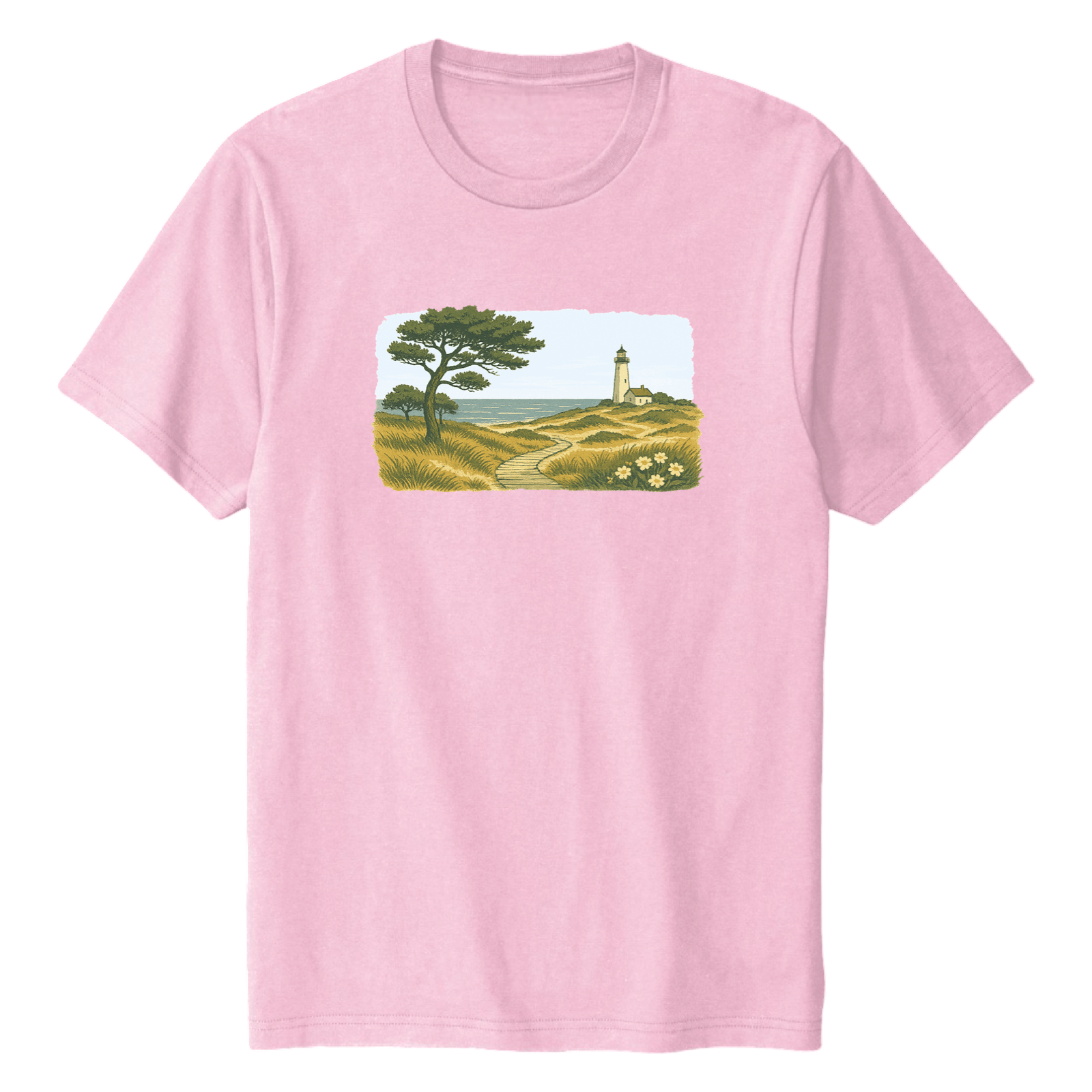Cape Cod Clothing Company New England Serene Shoreline Soft Cotton T-Shirt