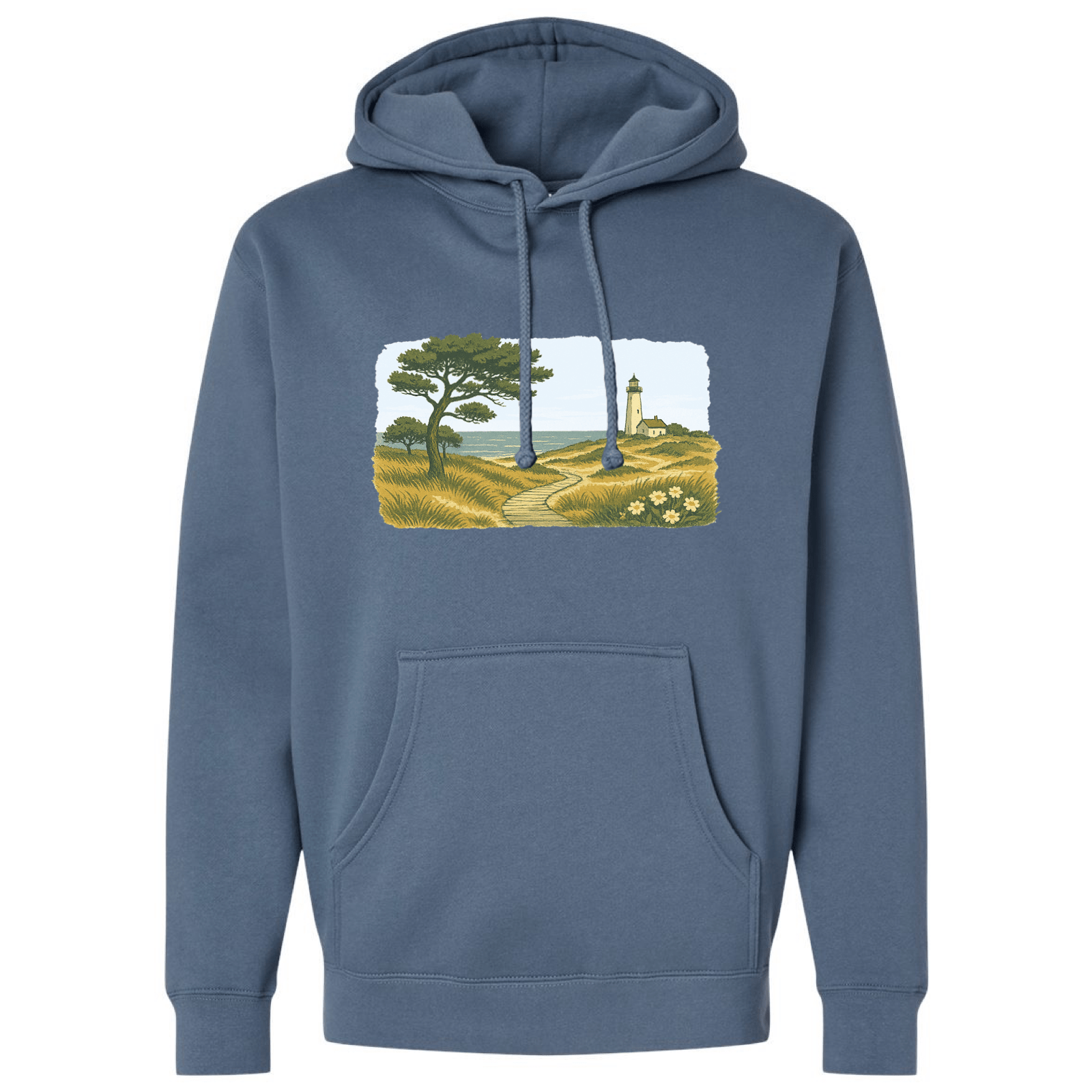 Cape Cod Clothing Company New England Serene Shoreline Midweight Fleece Hoodie