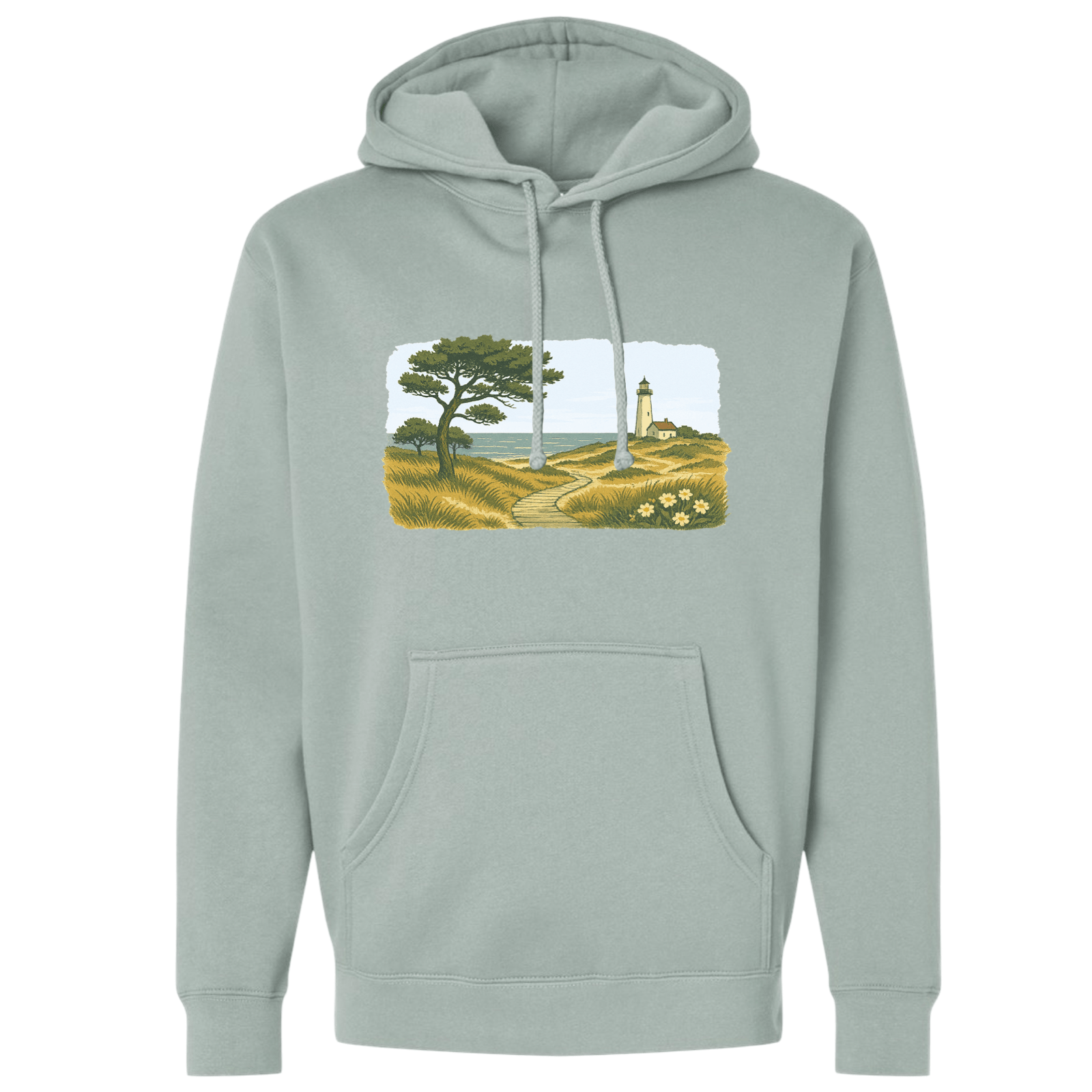 Cape Cod Clothing Company New England Serene Shoreline Midweight Fleece Hoodie