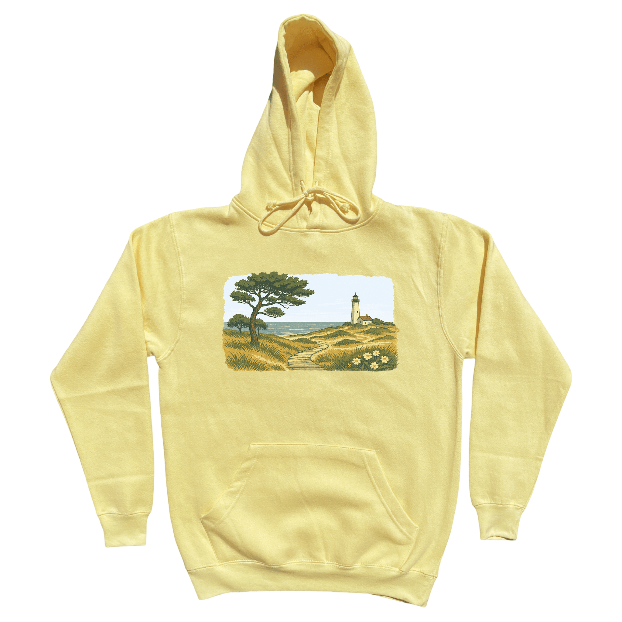 Cape Cod Clothing Company New England Serene Shoreline Soft Fleece Hoodie