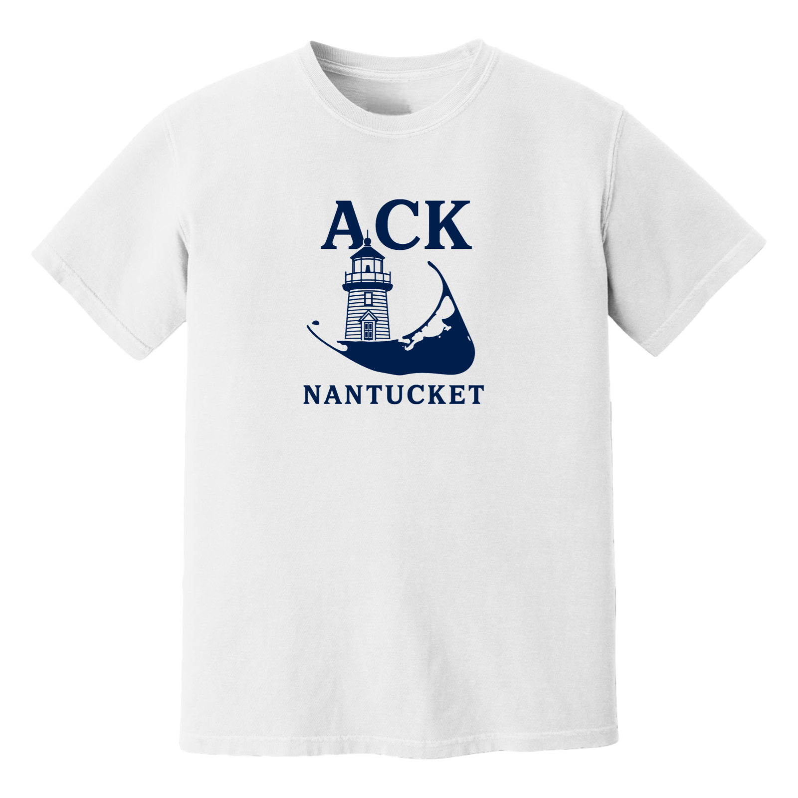 Cape Cod Clothing Company Nantucket ACK Lighthouse Soft Cotton T-Shirt