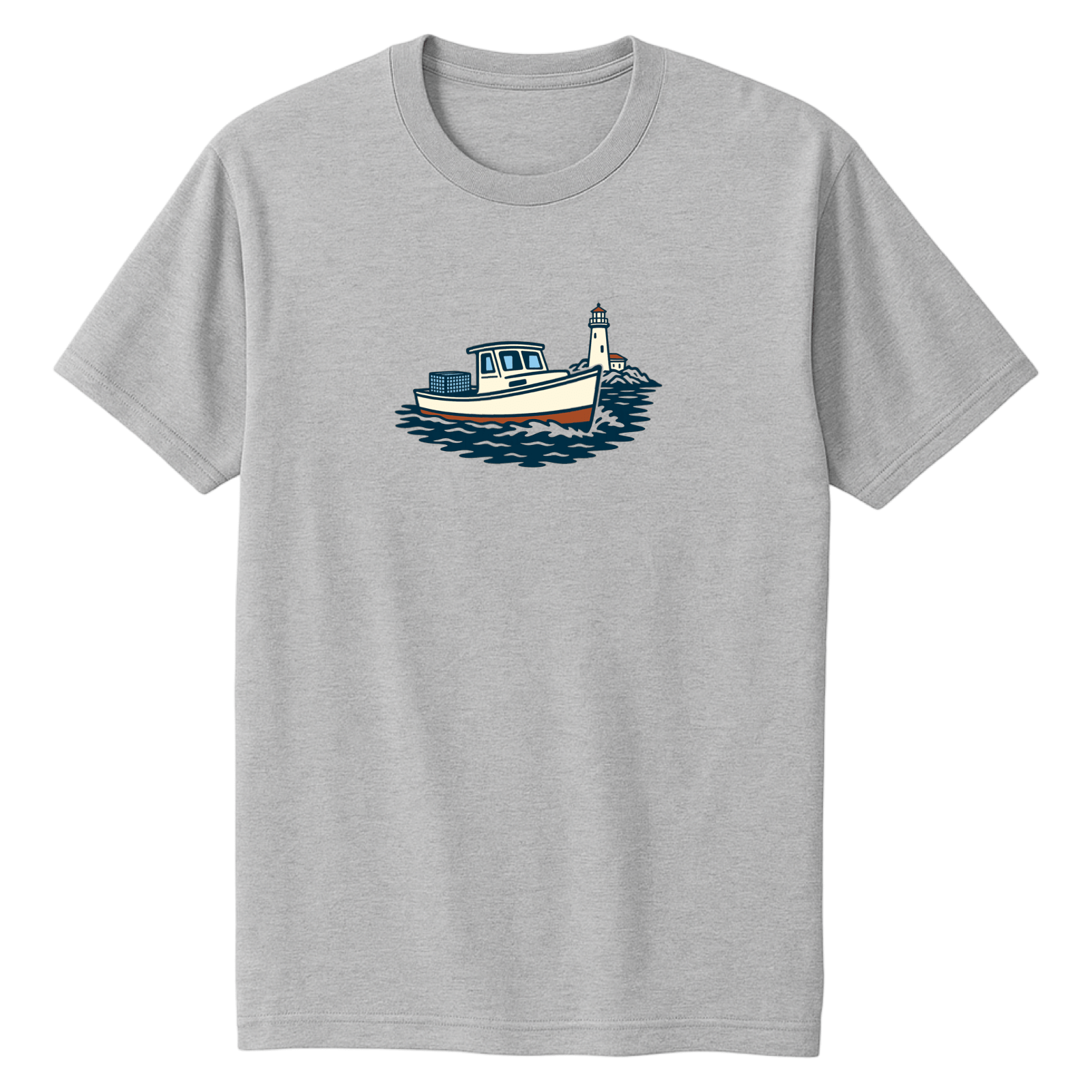 Cape Cod Clothing Company Lobster Boat Soft Cotton T-Shirt