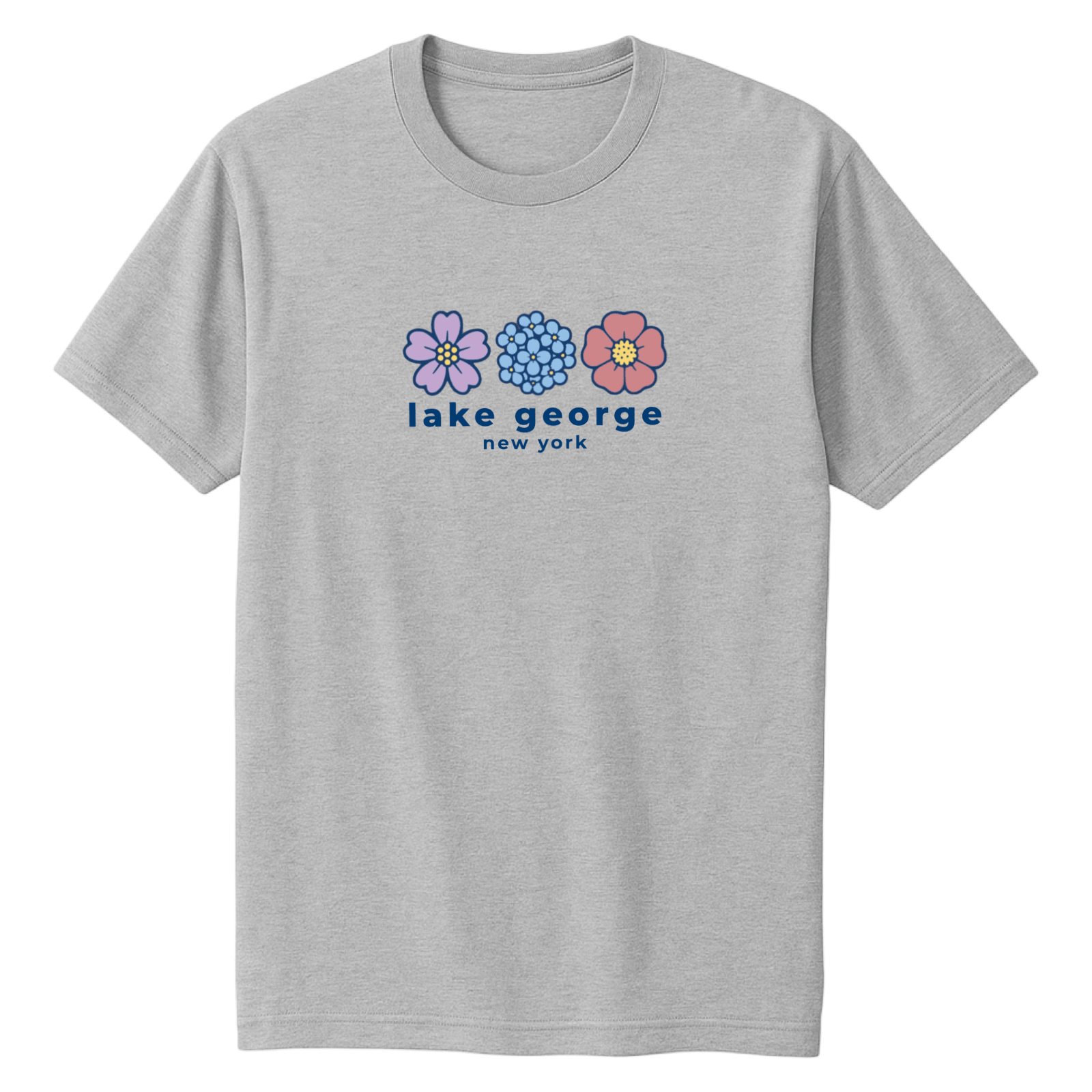 Cape Cod Clothing Company Lake George Summer Bloom Soft Cotton T-Shirt