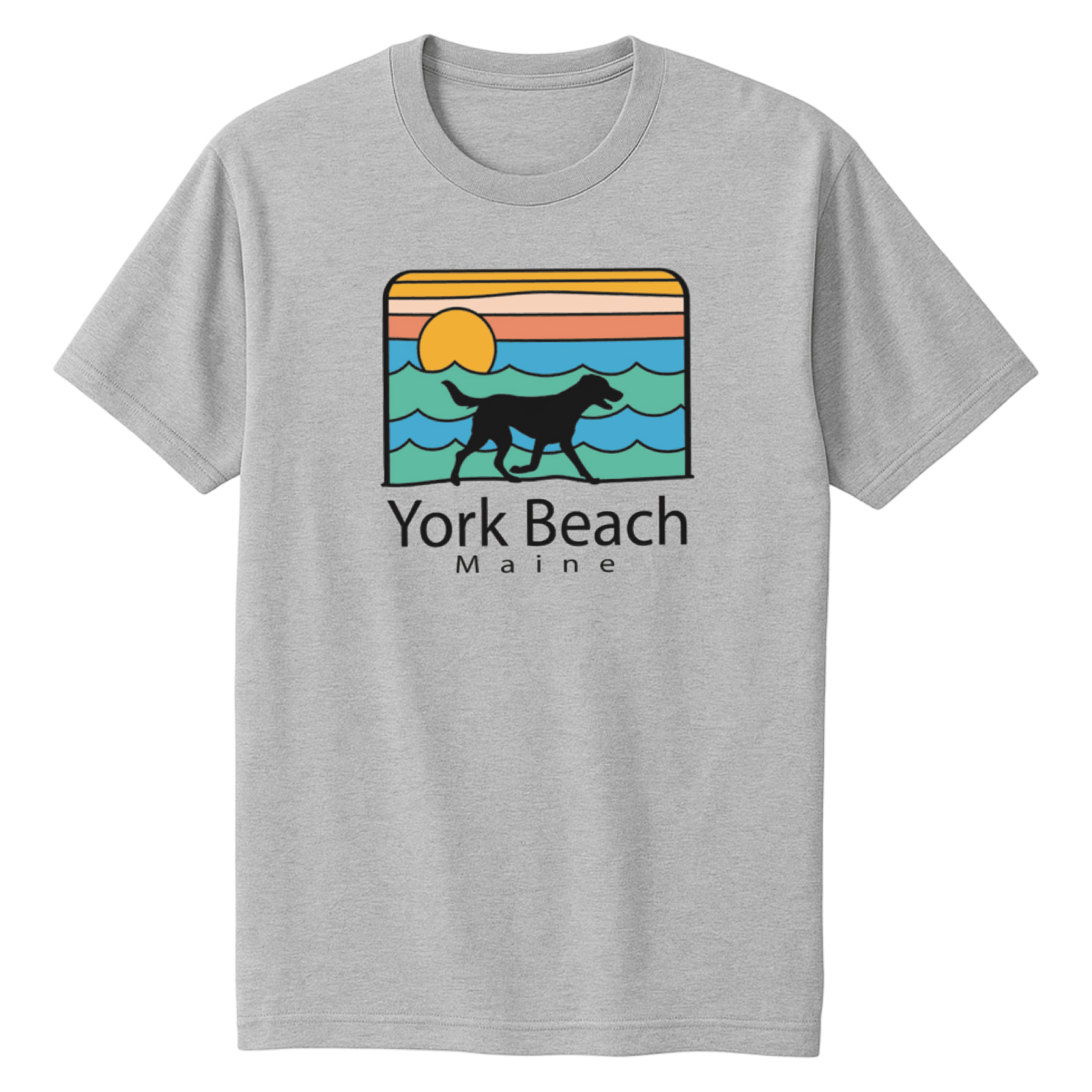 Cape Cod Clothing Company York Beach Summer Dog Soft Cotton T-Shirt