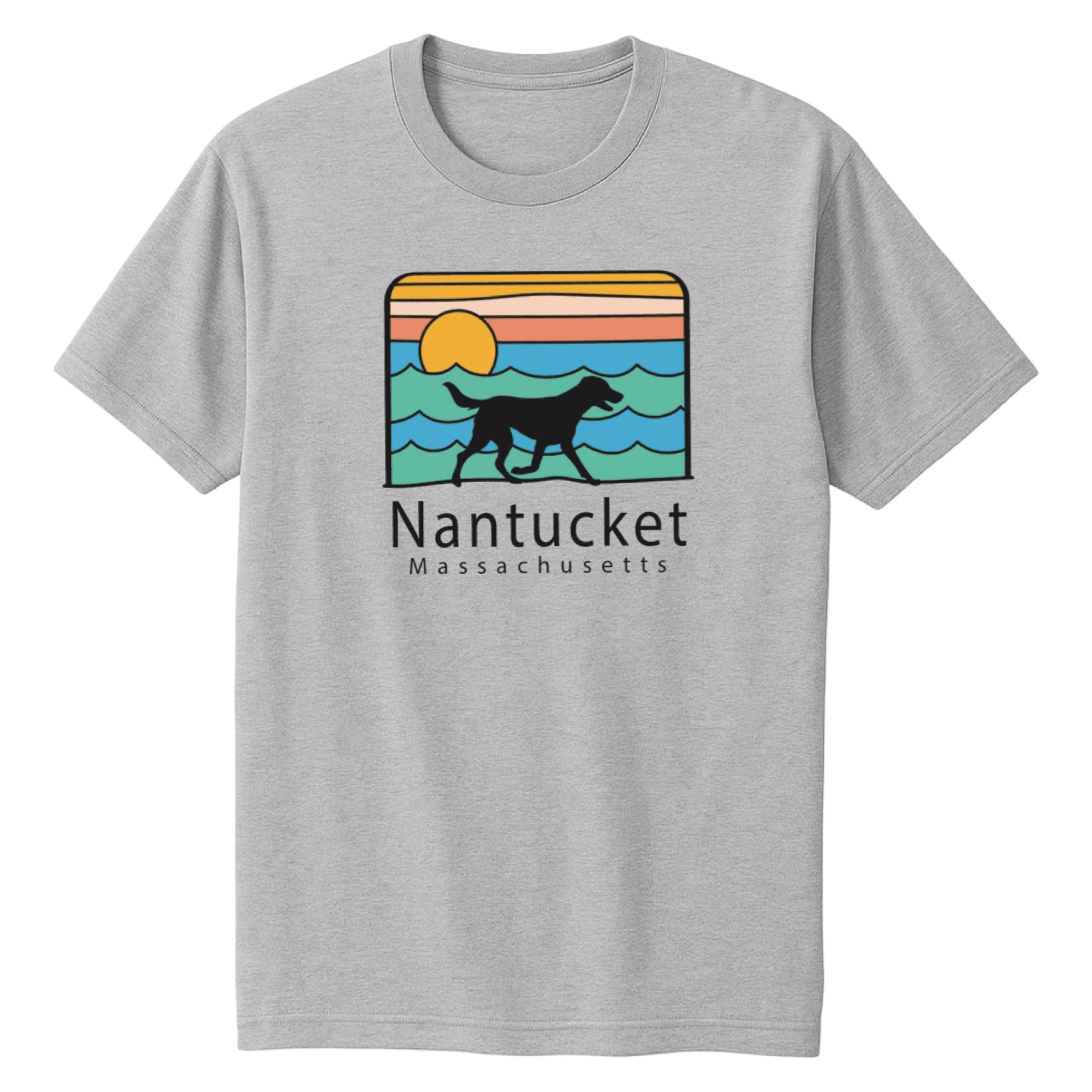 Cape Cod Clothing Company Nantucket Summer Dog Soft Cotton T-Shirt