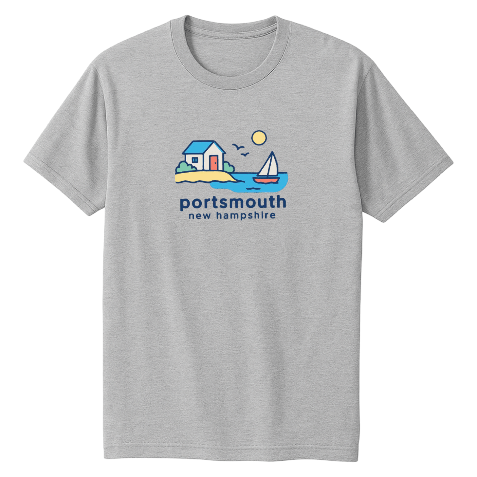 Cape Cod Clothing Company Portsmouth Beach House Soft Cotton T-Shirt