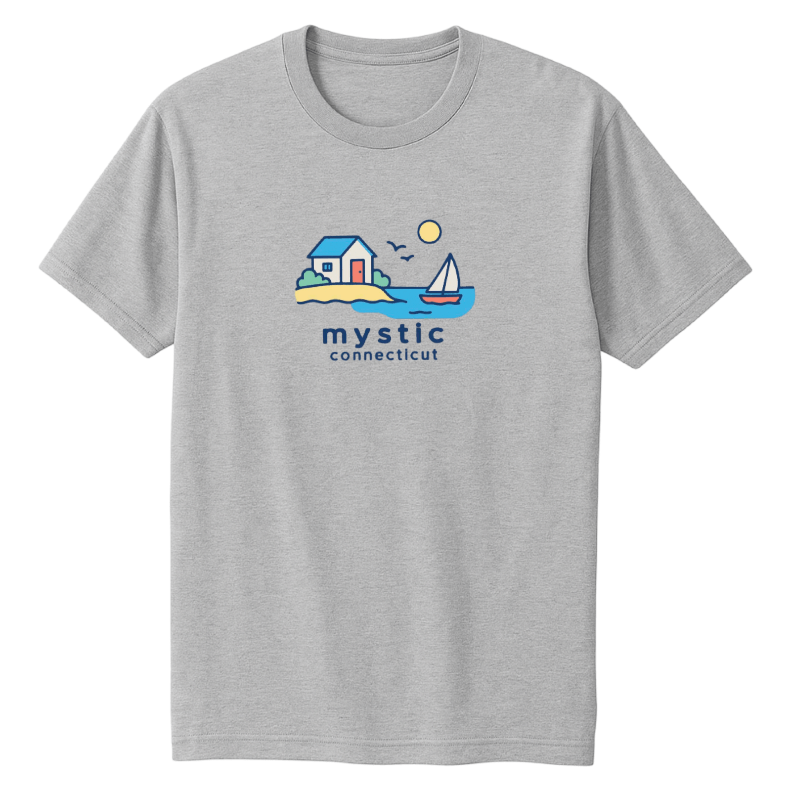 Cape Cod Clothing Company Mystic Beach House Soft Cotton T-Shirt