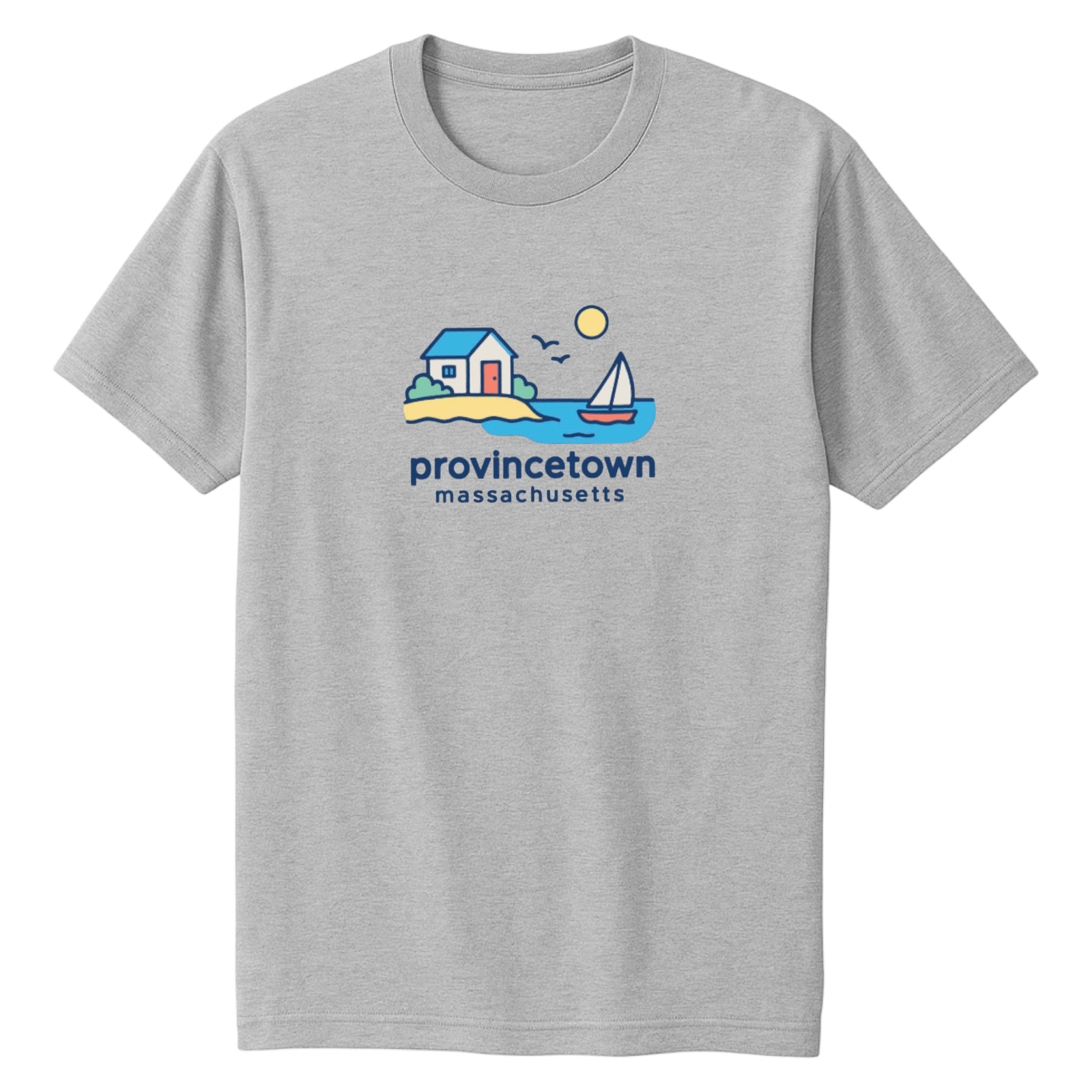 Cape Cod Clothing Company Provincetown Beach House Soft Cotton T-Shirt