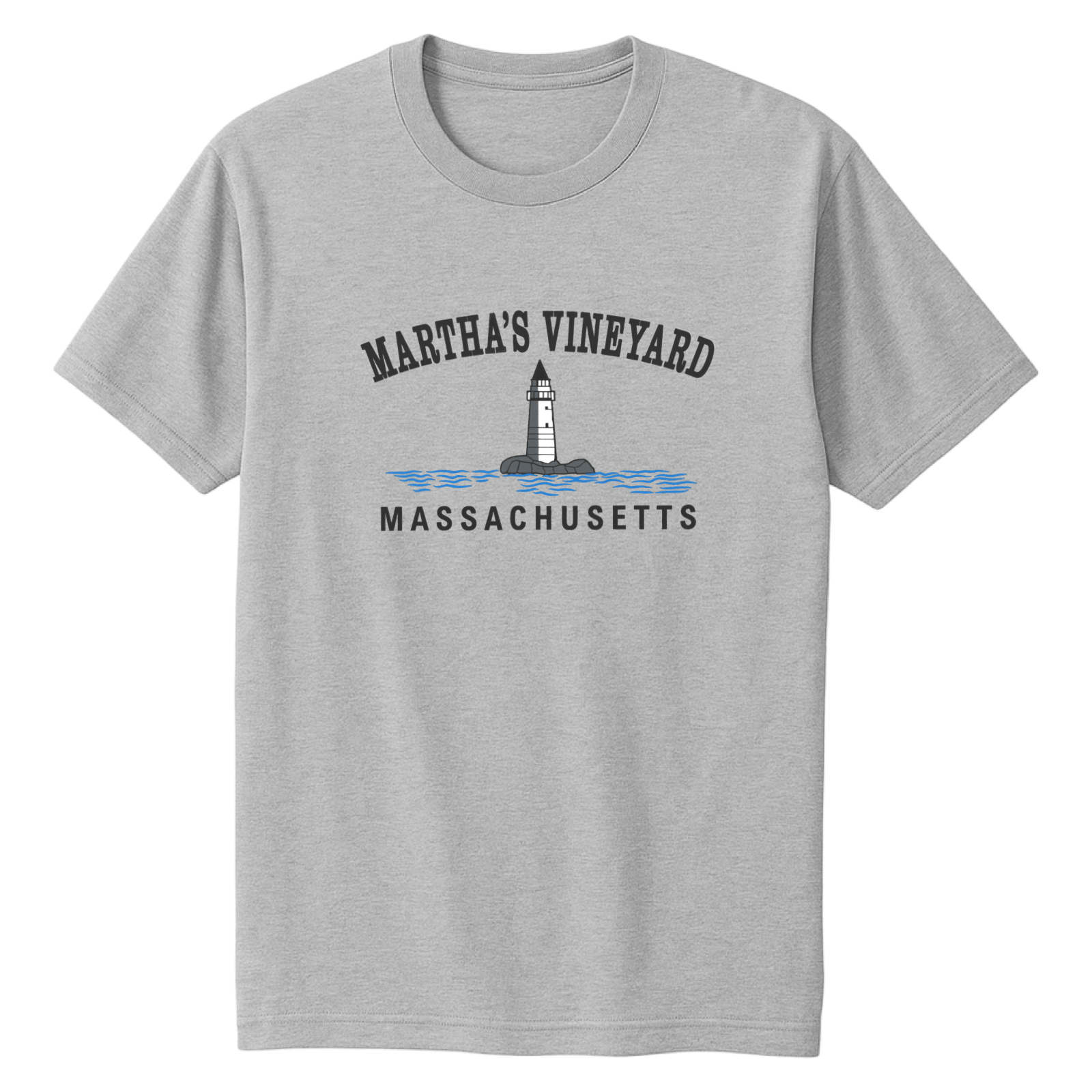 Cape Cod Clothing Company Martha's Vineyard Big Lighthouse Soft Cotton T-Shirt