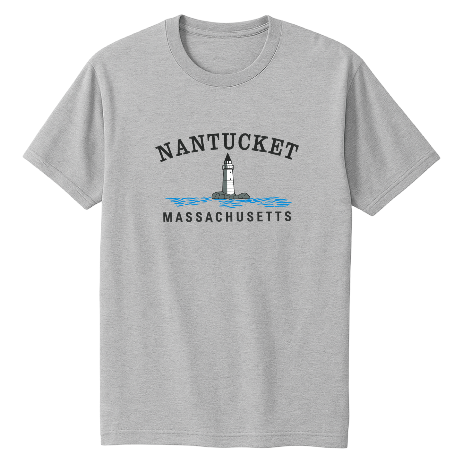 Cape Cod Clothing Company Nantucket Big Lighthouse Soft Cotton T-Shirt